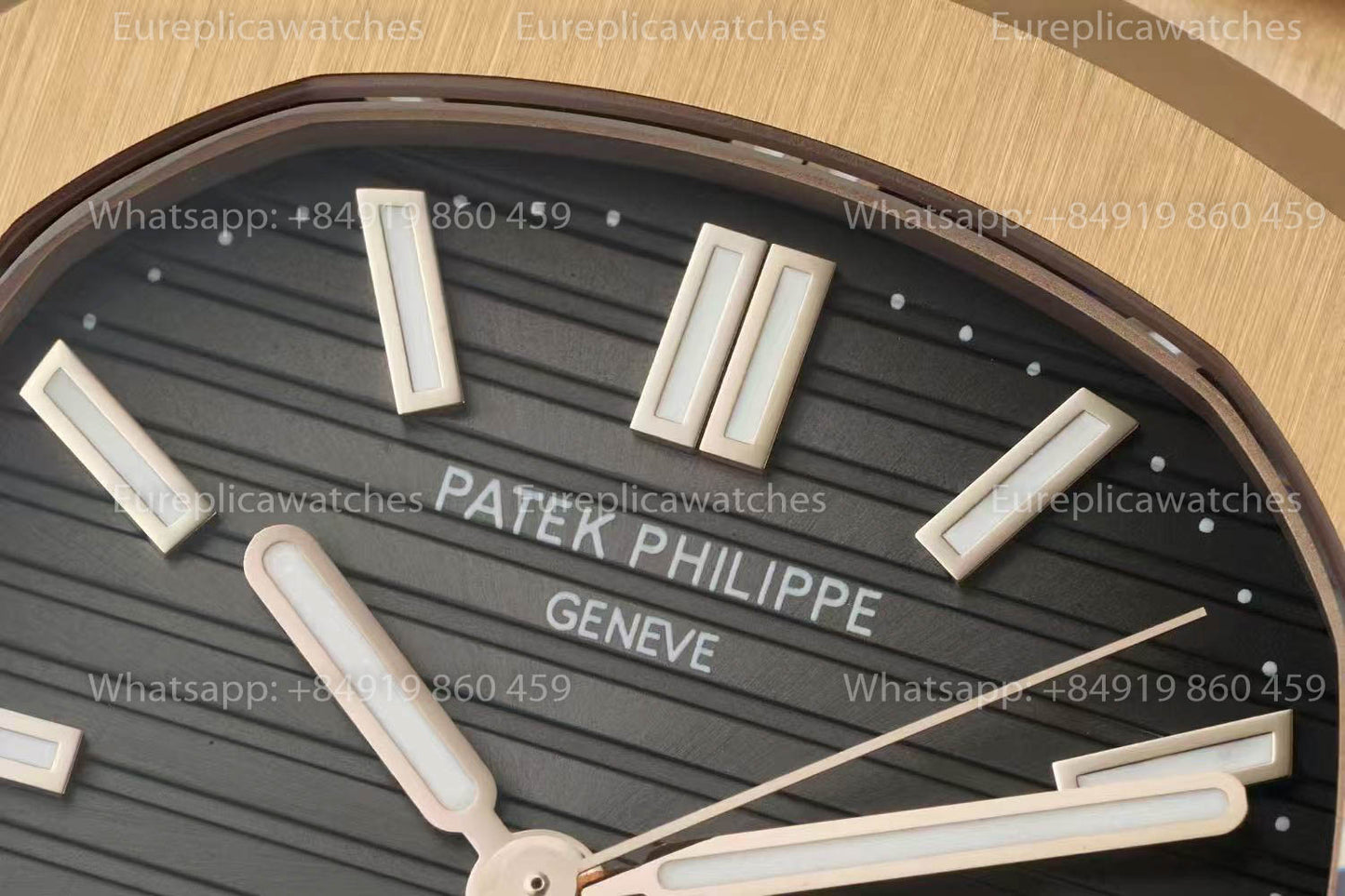 Patek Philippe Nautilus 5711/1R-001 Or rose 1:1 Meilleure version DDF Factory Cadran gris