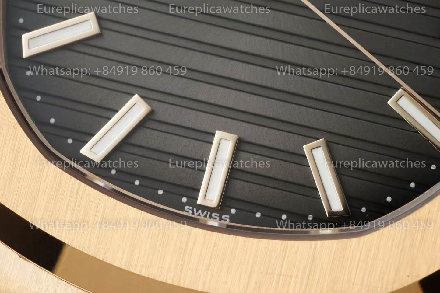 Patek Philippe Nautilus 5711/1R-001 Or rose 1:1 Meilleure version DDF Factory Cadran gris