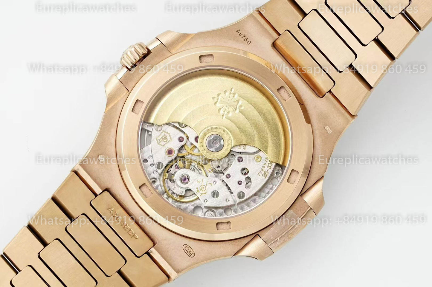 Patek Philippe Nautilus 5711/1R-001 Or rose 1:1 Meilleure version DDF Factory Cadran gris