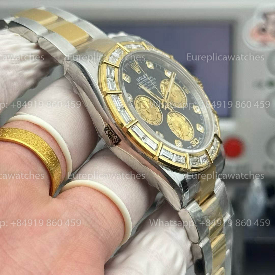 Rolex Daytona Versteckte Bambus-Diamant-Edition – Tahiti-Perlmutt-Zifferblatt (PPM Factory)