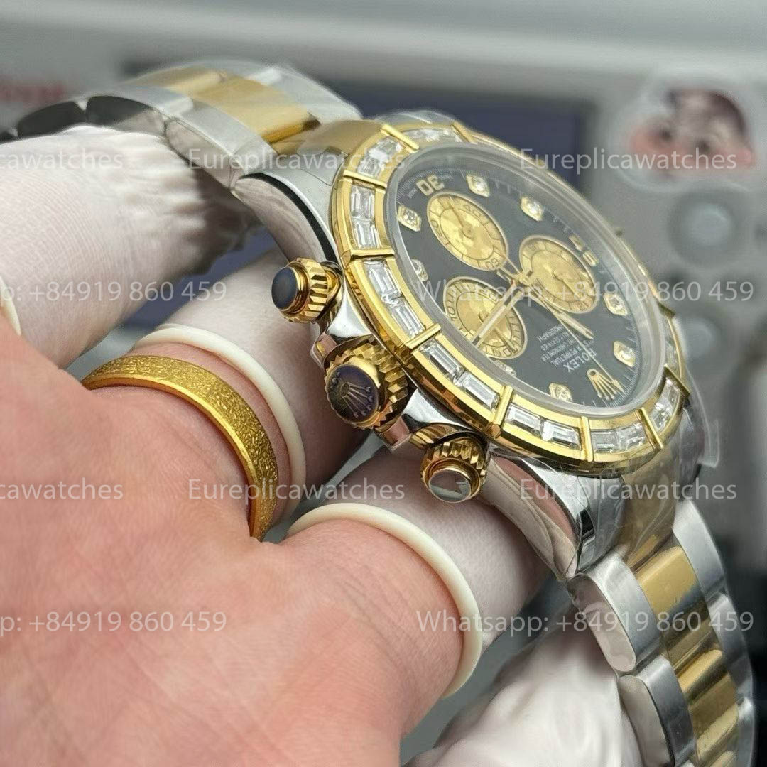 Rolex Daytona Versteckte Bambus-Diamant-Edition – Tahiti-Perlmutt-Zifferblatt (PPM Factory)