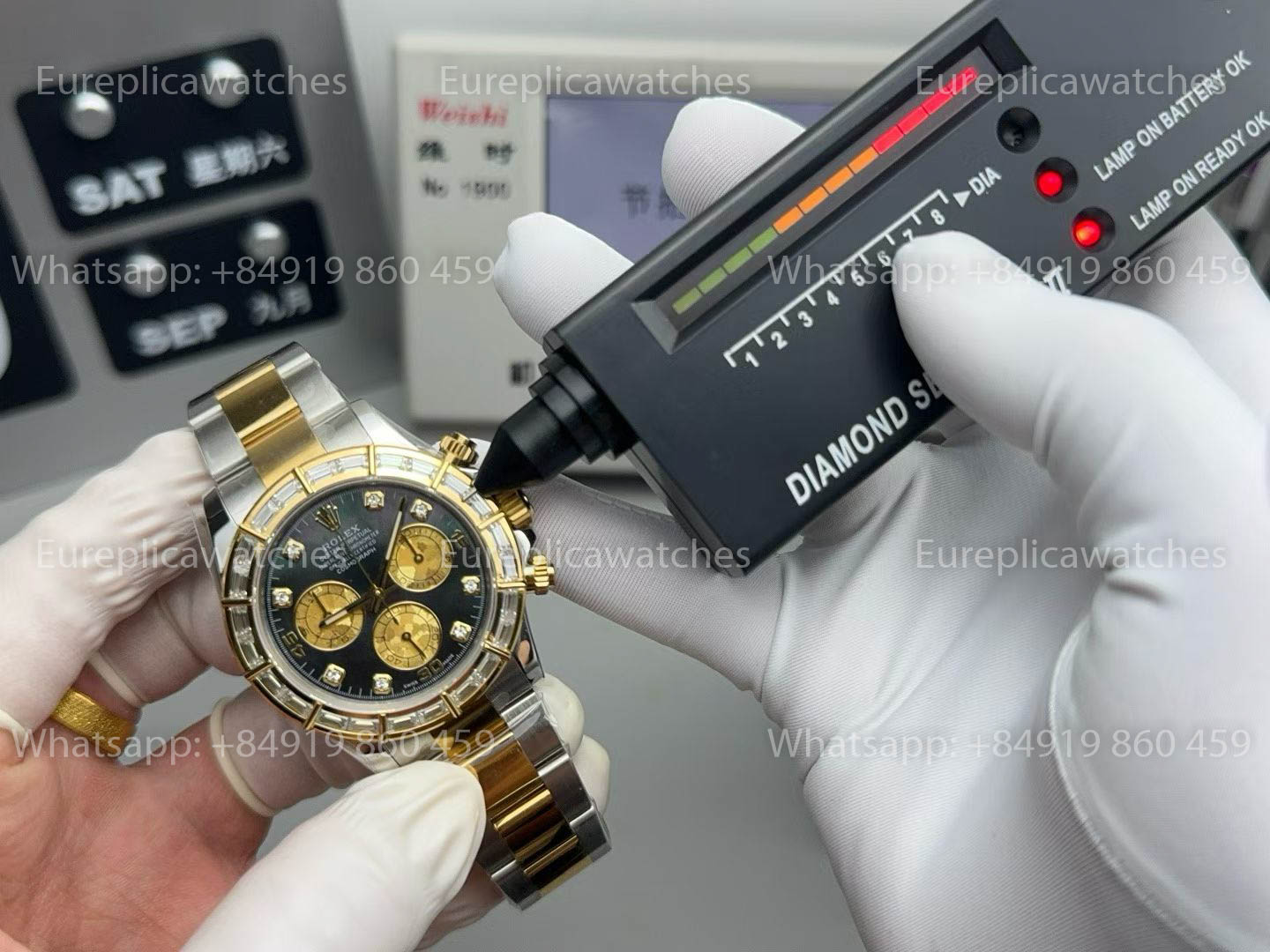 Rolex Daytona Versteckte Bambus-Diamant-Edition – Tahiti-Perlmutt-Zifferblatt (PPM Factory)