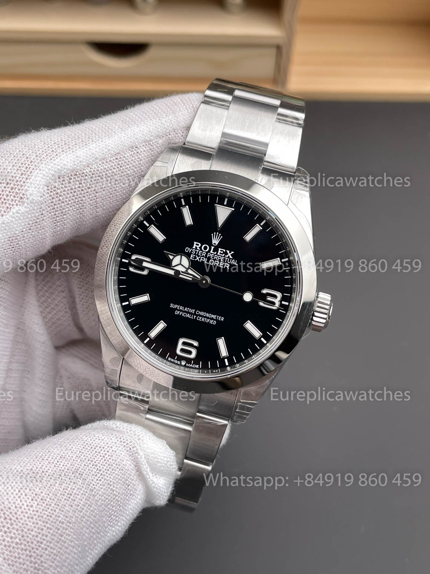 Rolex Explorer M224270 -0001 VS Factory 40mm 1:1 Beste Version Schwarzes Zifferblatt