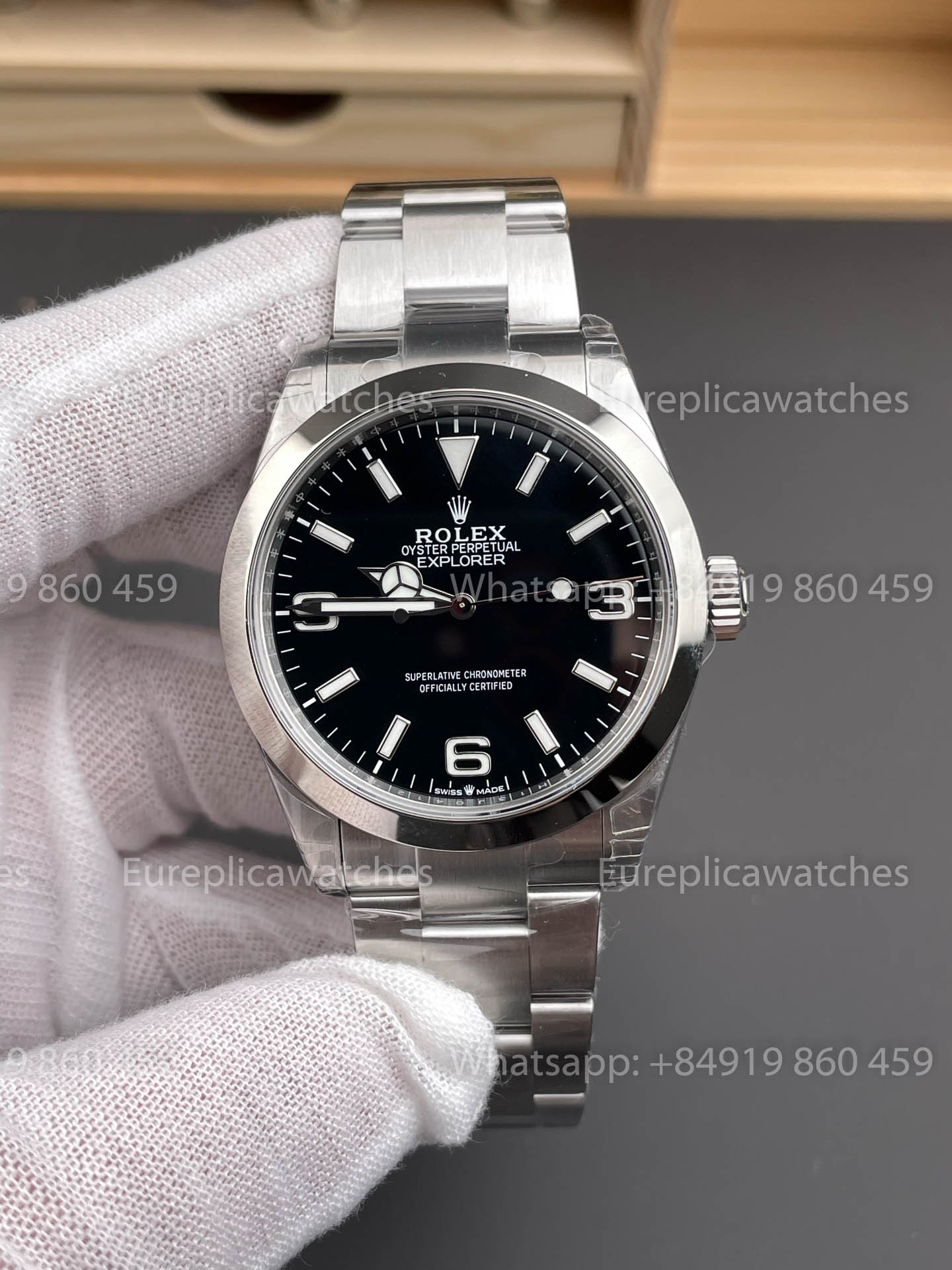 Rolex Explorer M224270 -0001 VS Factory 40mm 1:1 Beste Version Schwarzes Zifferblatt