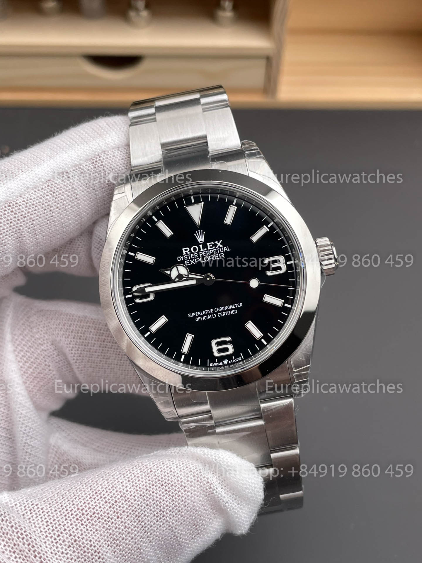 Rolex Explorer M224270 -0001 VS Factory 40mm 1:1 Beste Version Schwarzes Zifferblatt