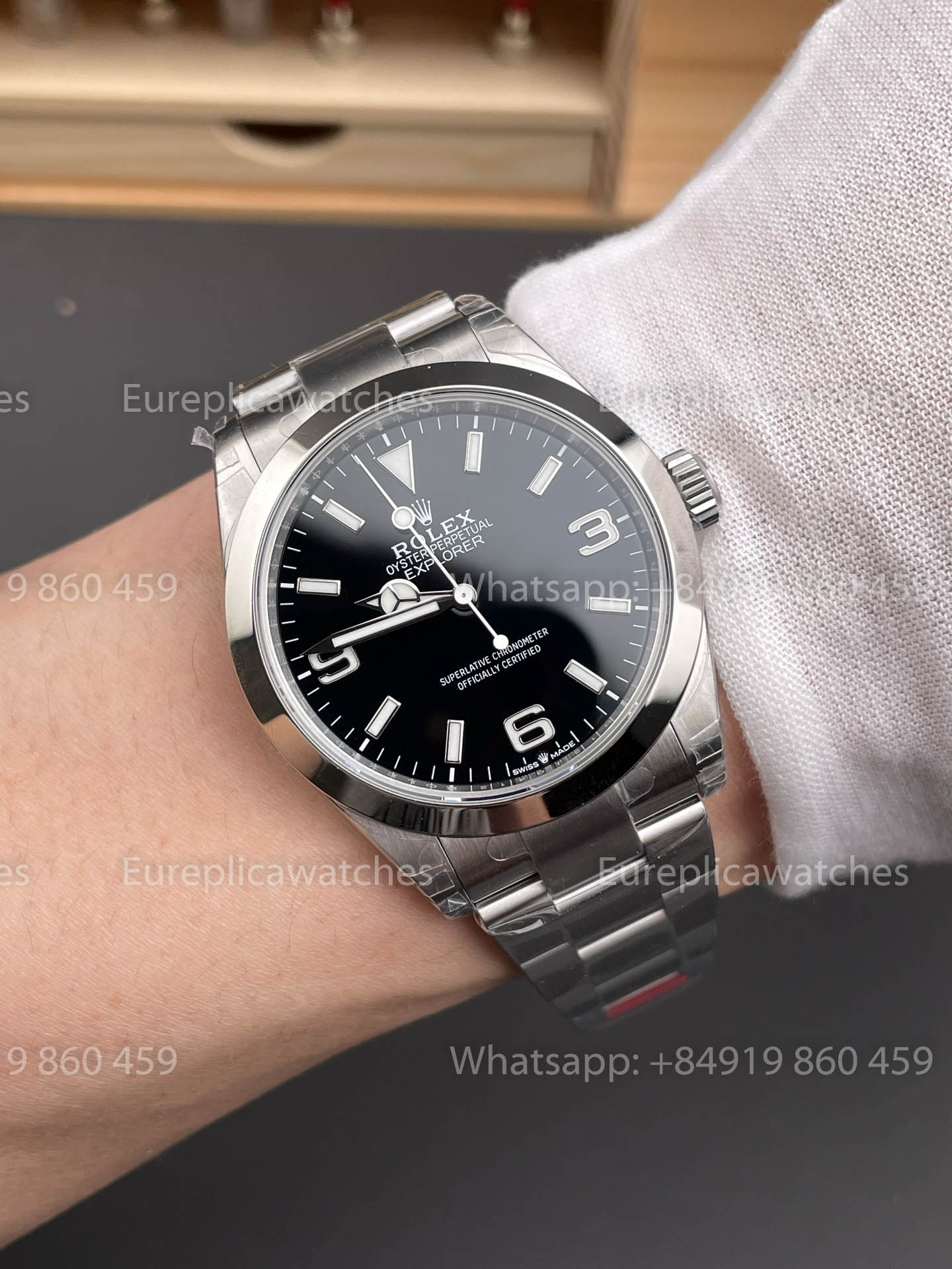 Rolex Explorer M224270 -0001 VS Factory 40mm 1:1 Beste Version Schwarzes Zifferblatt