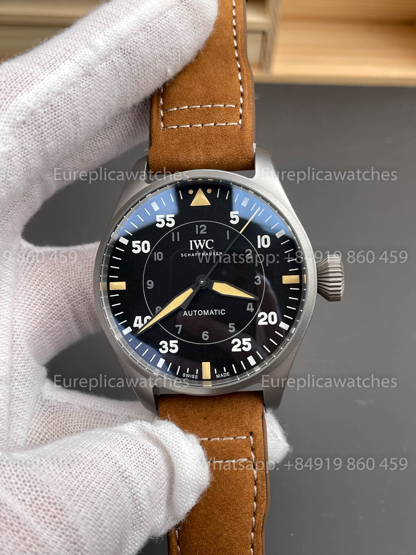IWC Große Fliegeruhr 43 Spitfire IW329701 – M+ Factory 1:1 Beste Version 8N24 Uhrwerk