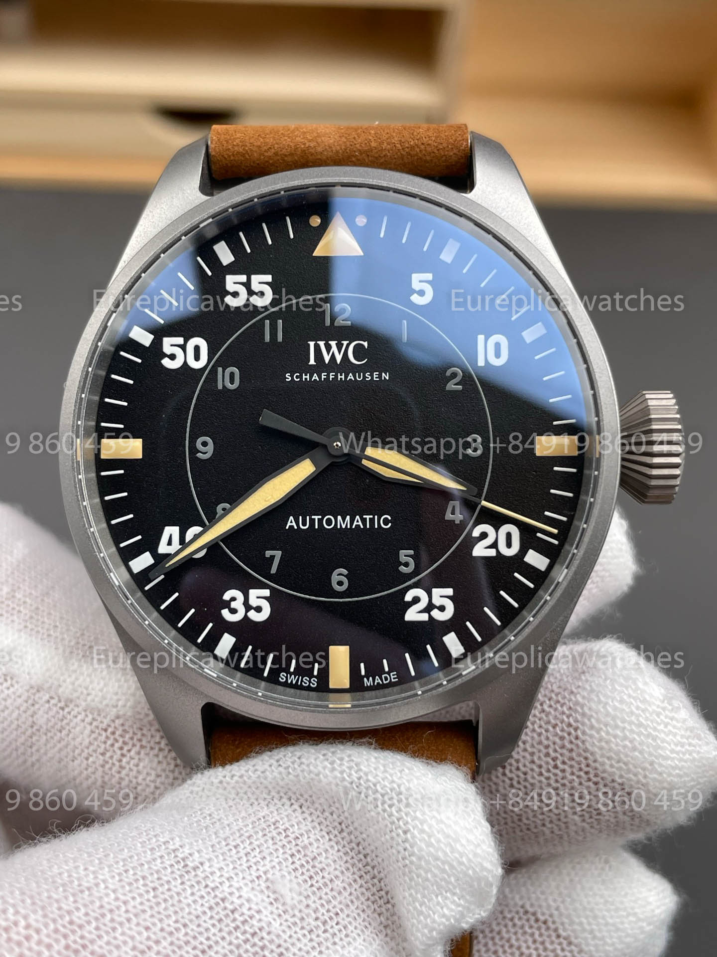 IWC Große Fliegeruhr 43 Spitfire IW329701 – M+ Factory 1:1 Beste Version 8N24 Uhrwerk