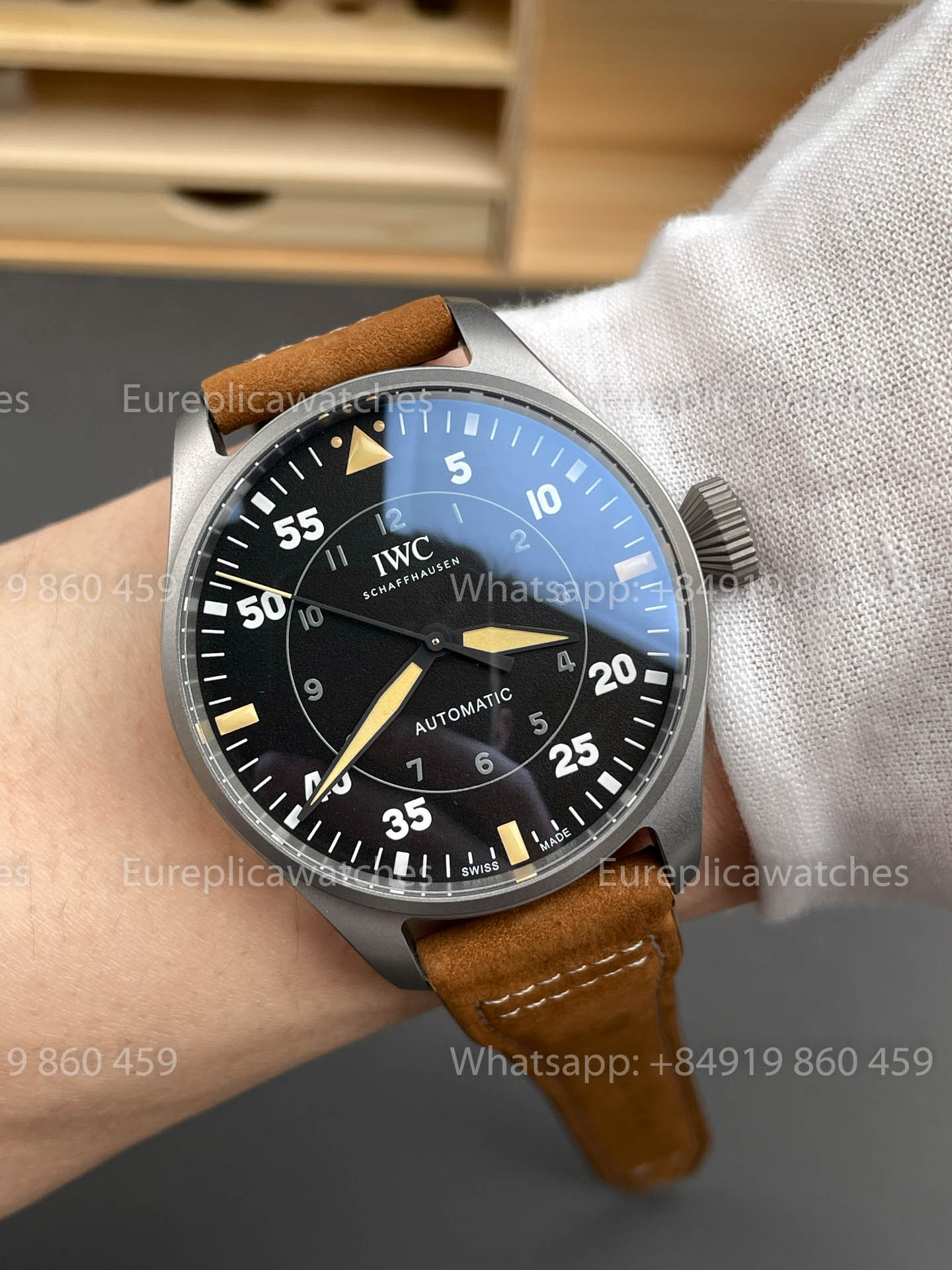 IWC Große Fliegeruhr 43 Spitfire IW329701 – M+ Factory 1:1 Beste Version 8N24 Uhrwerk