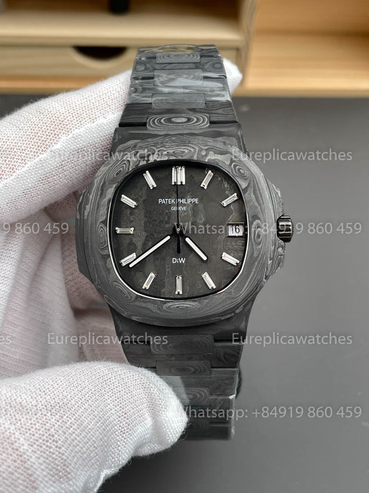 Patek Philippe Nautilus 5711 DiW 1:1 Beste Version Schwarzes Carbonfasergehäuse