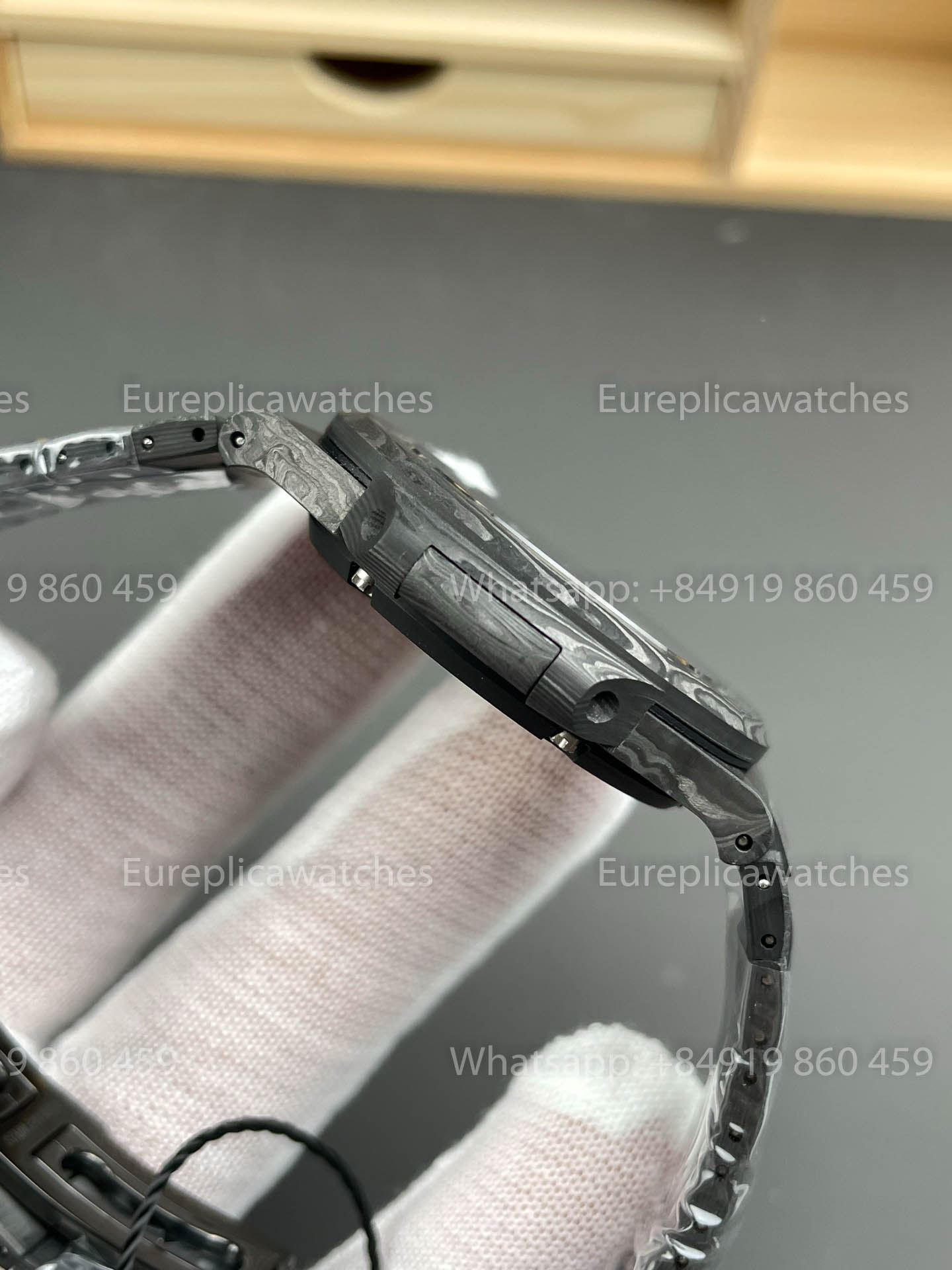 Patek Philippe Nautilus 5711 DiW 1:1 Beste Version Schwarzes Carbonfasergehäuse