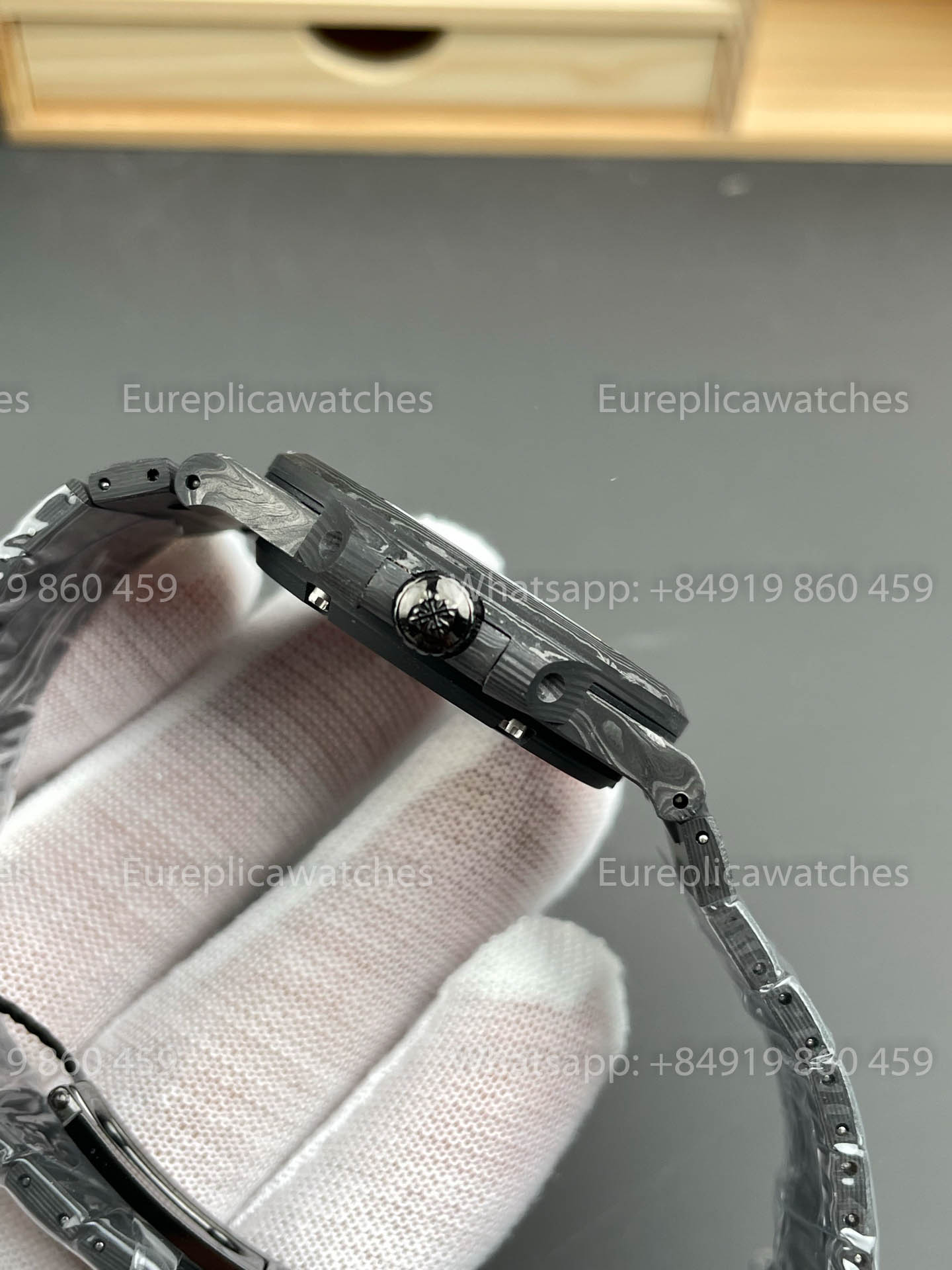 Patek Philippe Nautilus 5711 DiW 1:1 Beste Version Schwarzes Carbonfasergehäuse