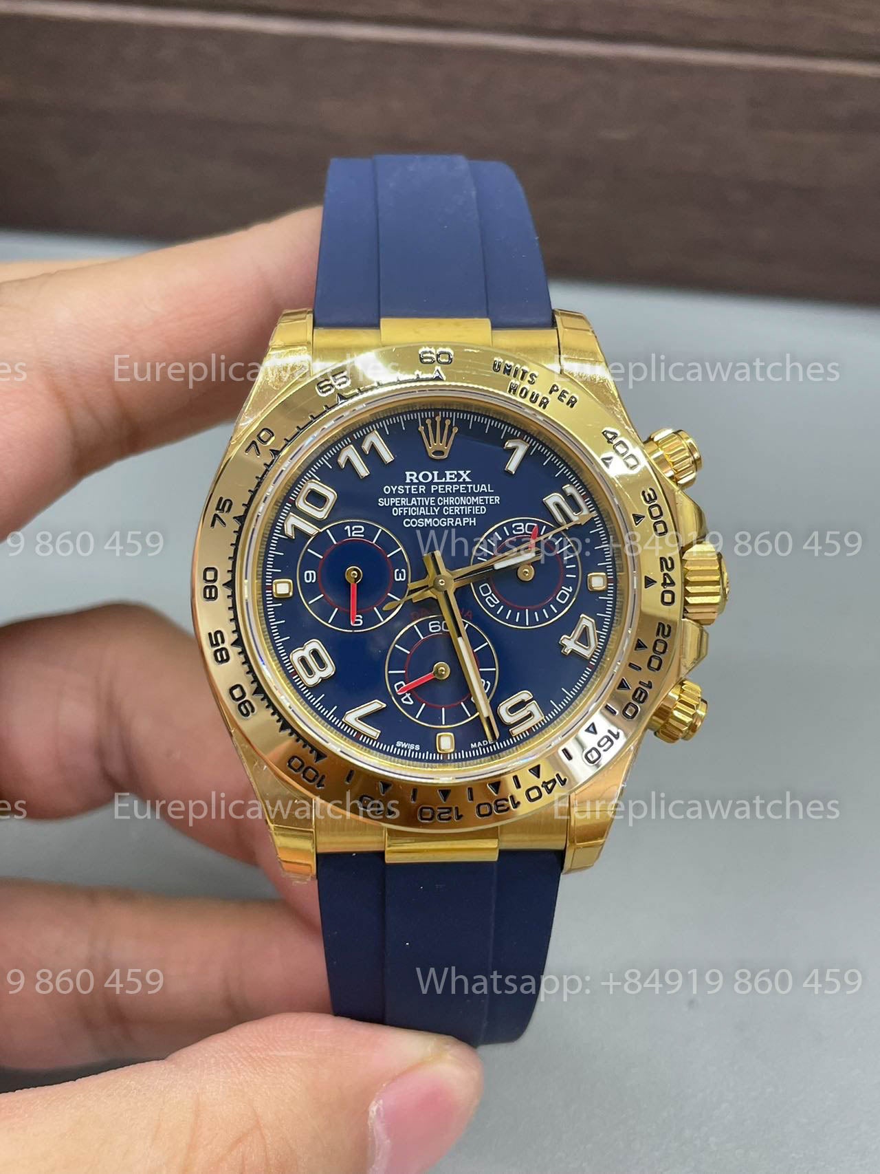 Rolex Daytona 116518LN „Blaues Zifferblatt“ 1:1 Beste Version SW Sonderzifferblatt 4130 Dandong Uhrwerk