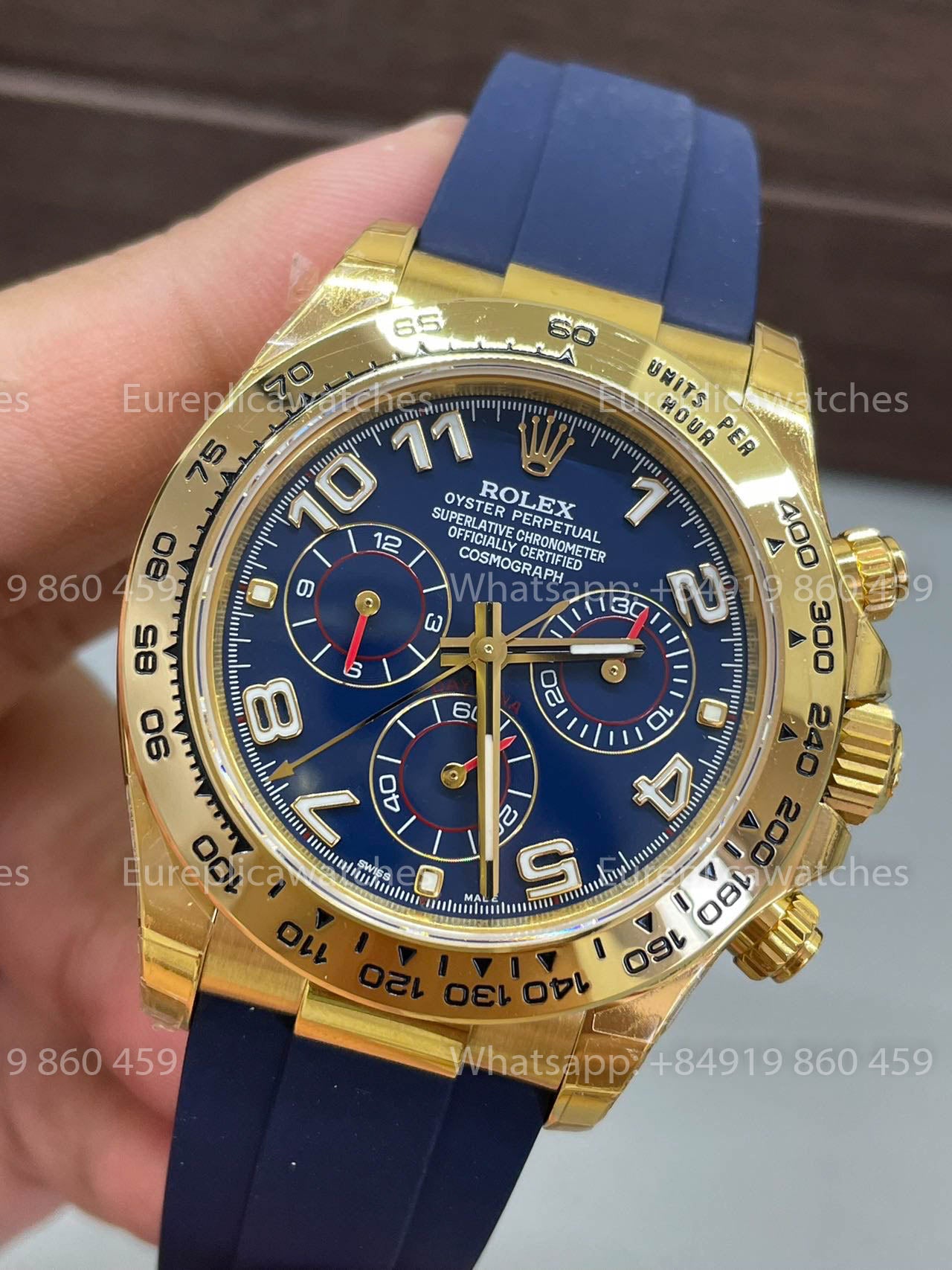 Rolex Daytona 116518LN „Blaues Zifferblatt“ 1:1 Beste Version SW Sonderzifferblatt 4130 Dandong Uhrwerk