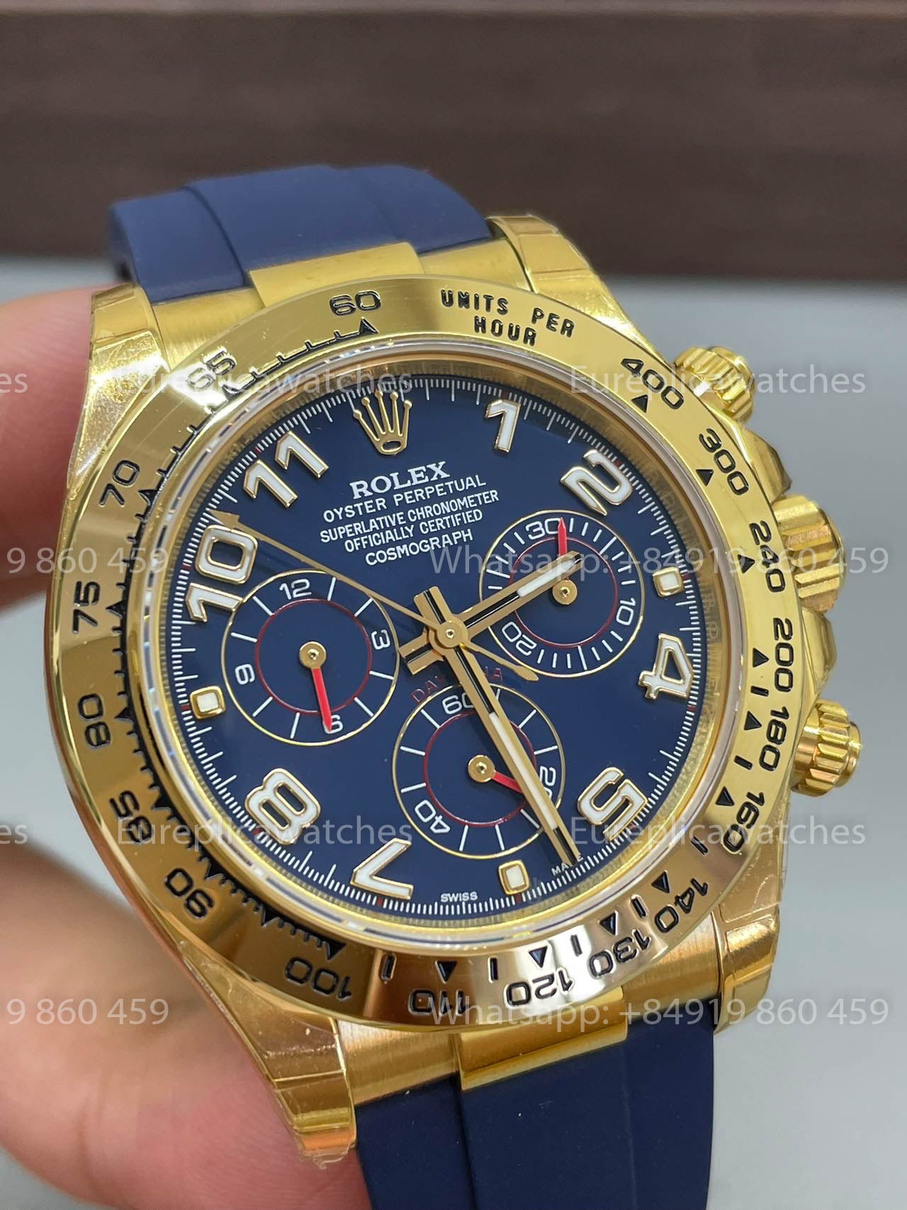 Rolex Daytona 116518LN „Blaues Zifferblatt“ 1:1 Beste Version SW Sonderzifferblatt 4130 Dandong Uhrwerk