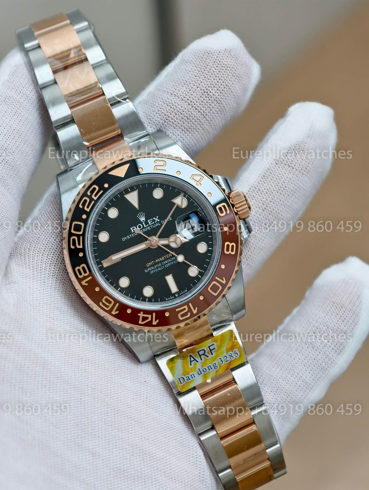 Rolex GMT Master II m126710grnr-0003 Bruce Wayne Batman 1:1 Meilleure Version ARF Factory