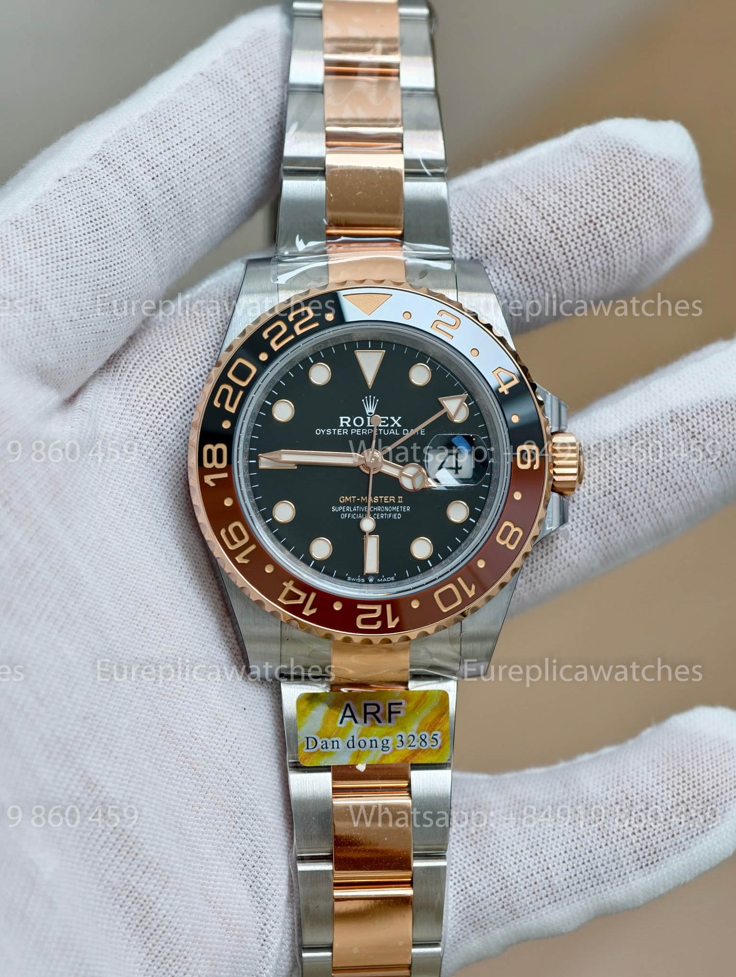 Rolex GMT Master II m126710grnr-0003 Bruce Wayne Batman 1:1 Meilleure Version ARF Factory