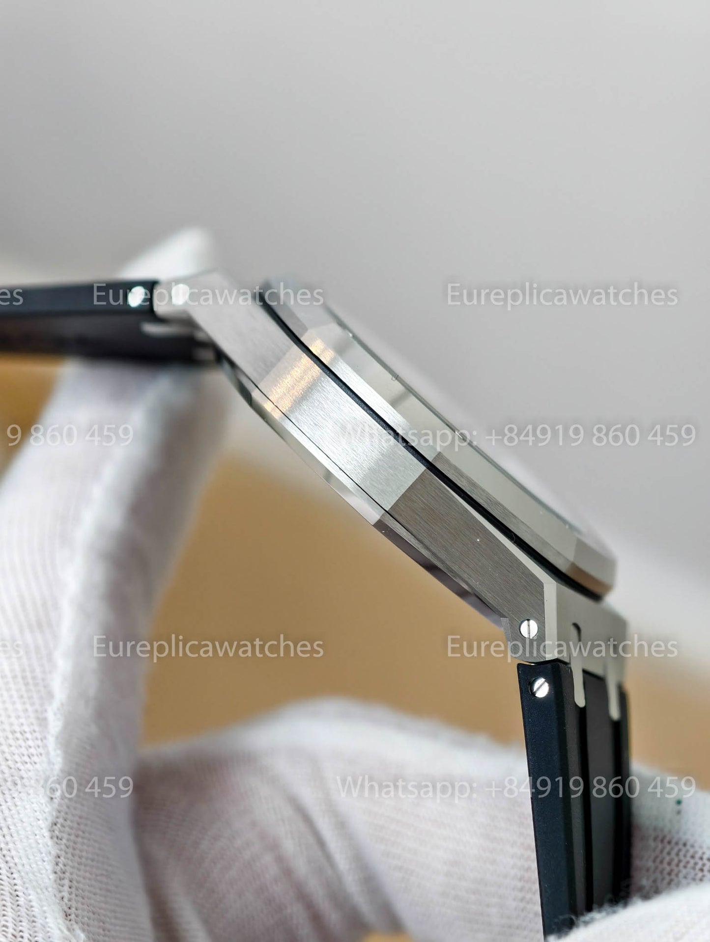 DDF Audemars Piguet Royal Oak 15510ST Blue Dial Blue Rubber Strap 1:1 Best Version