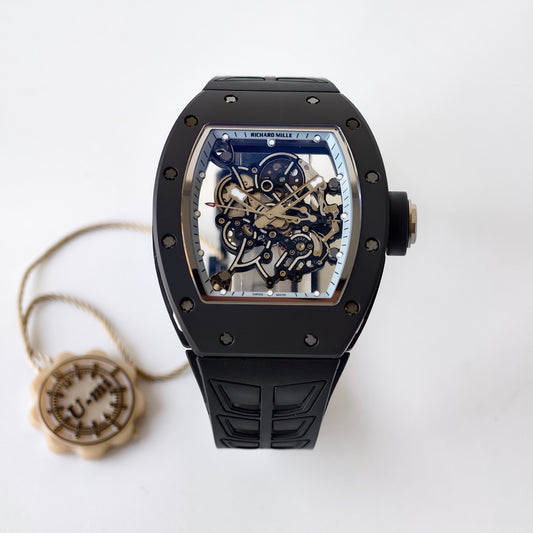 UMI RICHARD MILLE RM055 Black Ceramic Case 1:1 High-Grade Custom Edition Tiffany Dial