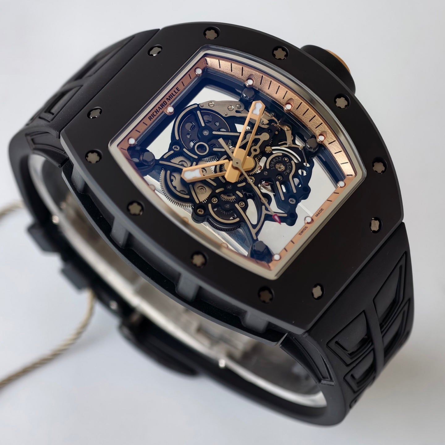 UMI RICHARD MILLE RM055 Black Ceramic Case 1:1 High-Grade Custom Edition