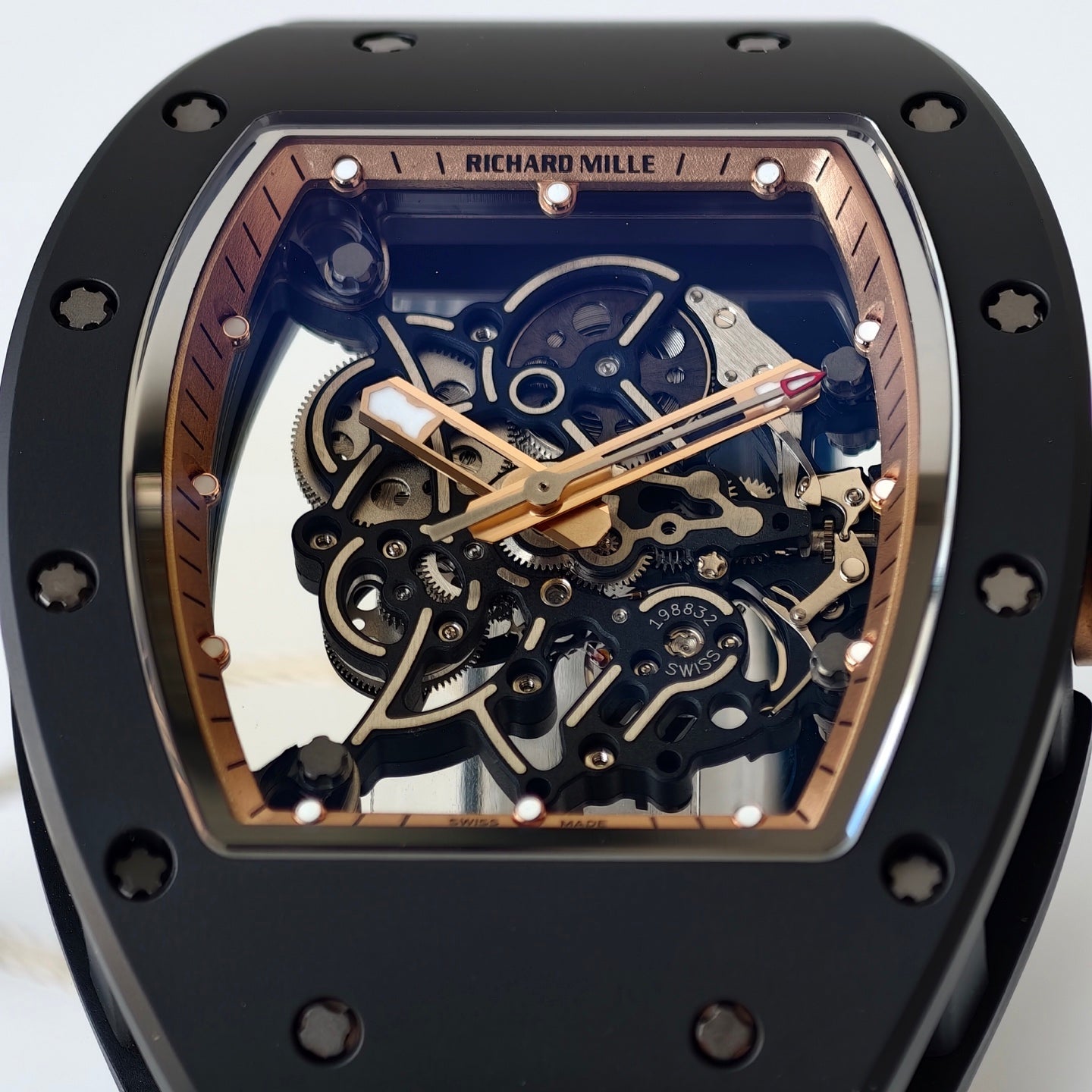 UMI RICHARD MILLE RM055 Black Ceramic Case 1:1 High-Grade Custom Edition