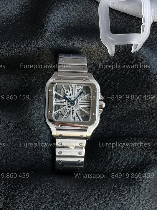 MLF Cartier Santos Skeleton 1:1 Best Version MLF Factory
