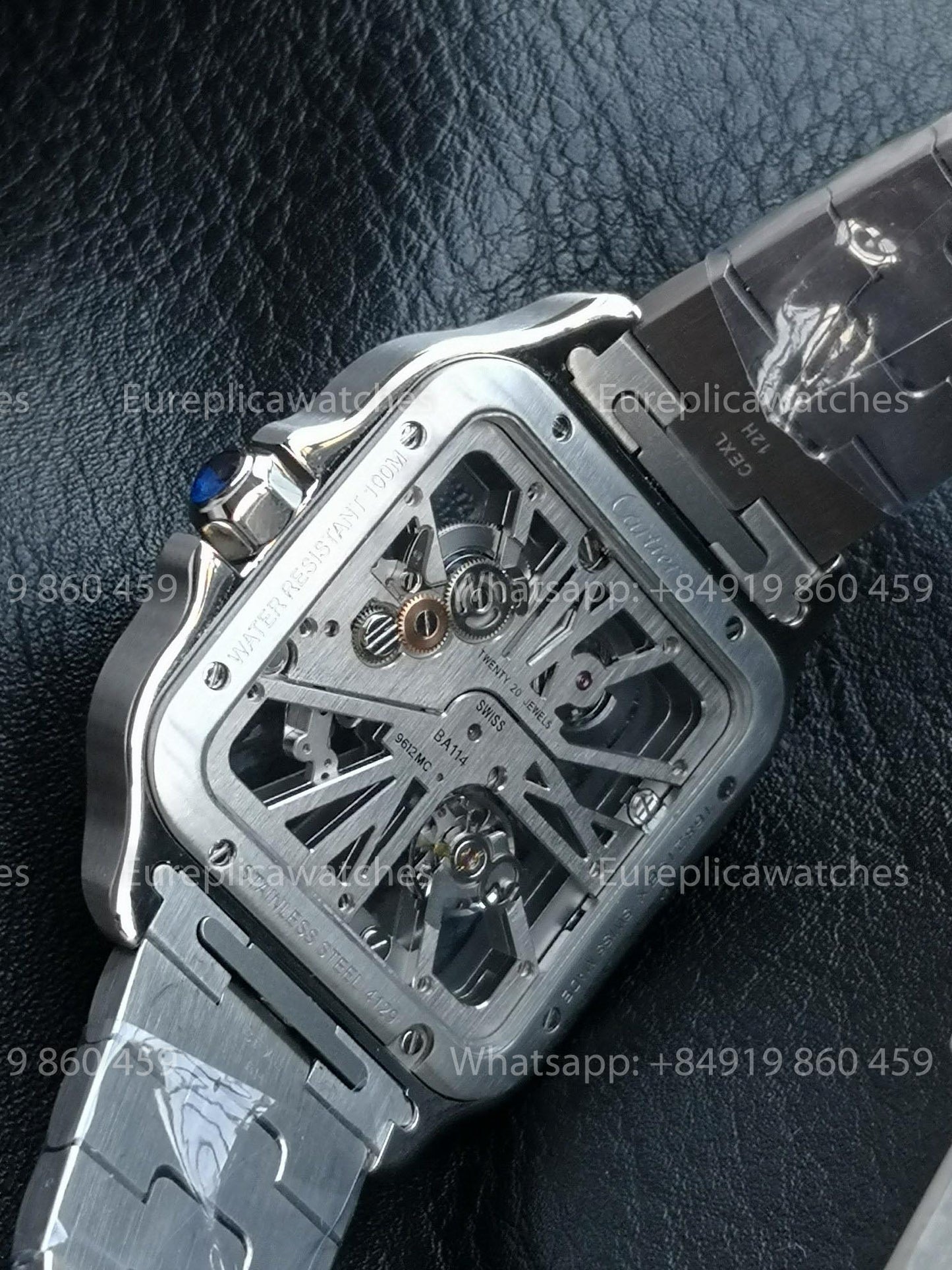 MLF Cartier Santos Skeleton 1:1 Best Version MLF Factory