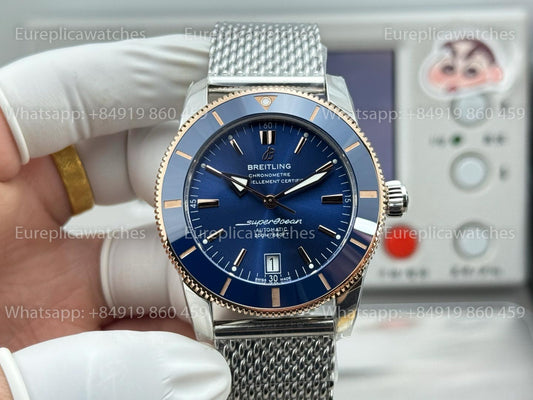 BLS Factory Breitling Superocean Heritage B20 42mm 1:1 Best Version Blue Dial Two tone