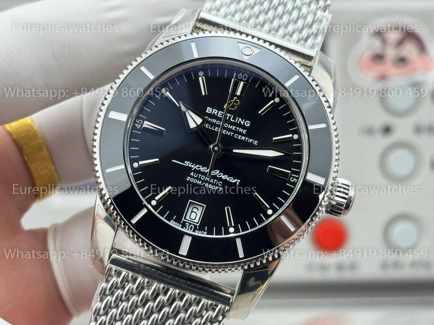 BLS Factory Breitling Superocean Heritage B20 42mm 1:1 Best Version Black Dial