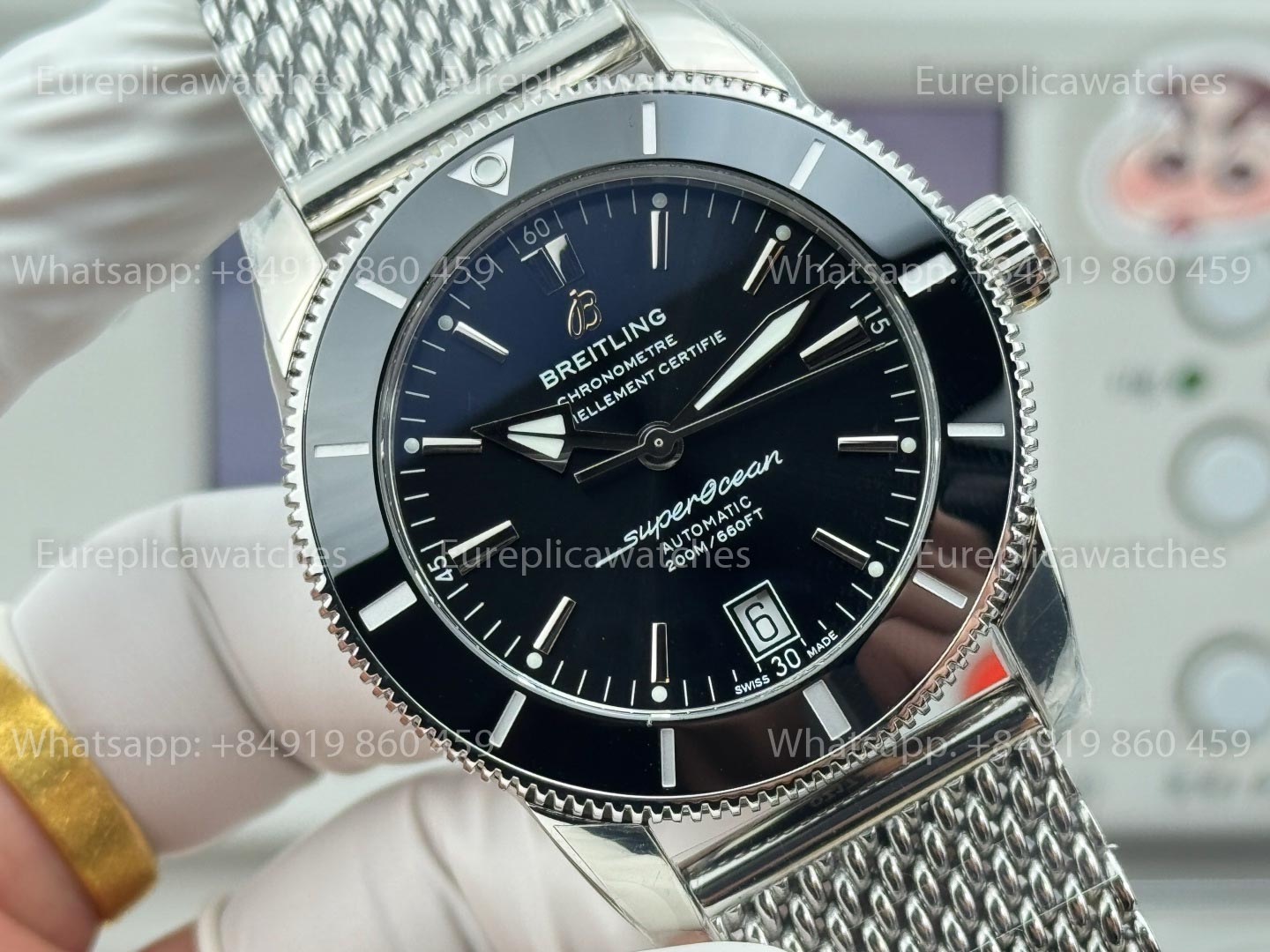 BLS Factory Breitling Superocean Heritage B20 42mm 1:1 Best Version Black Dial