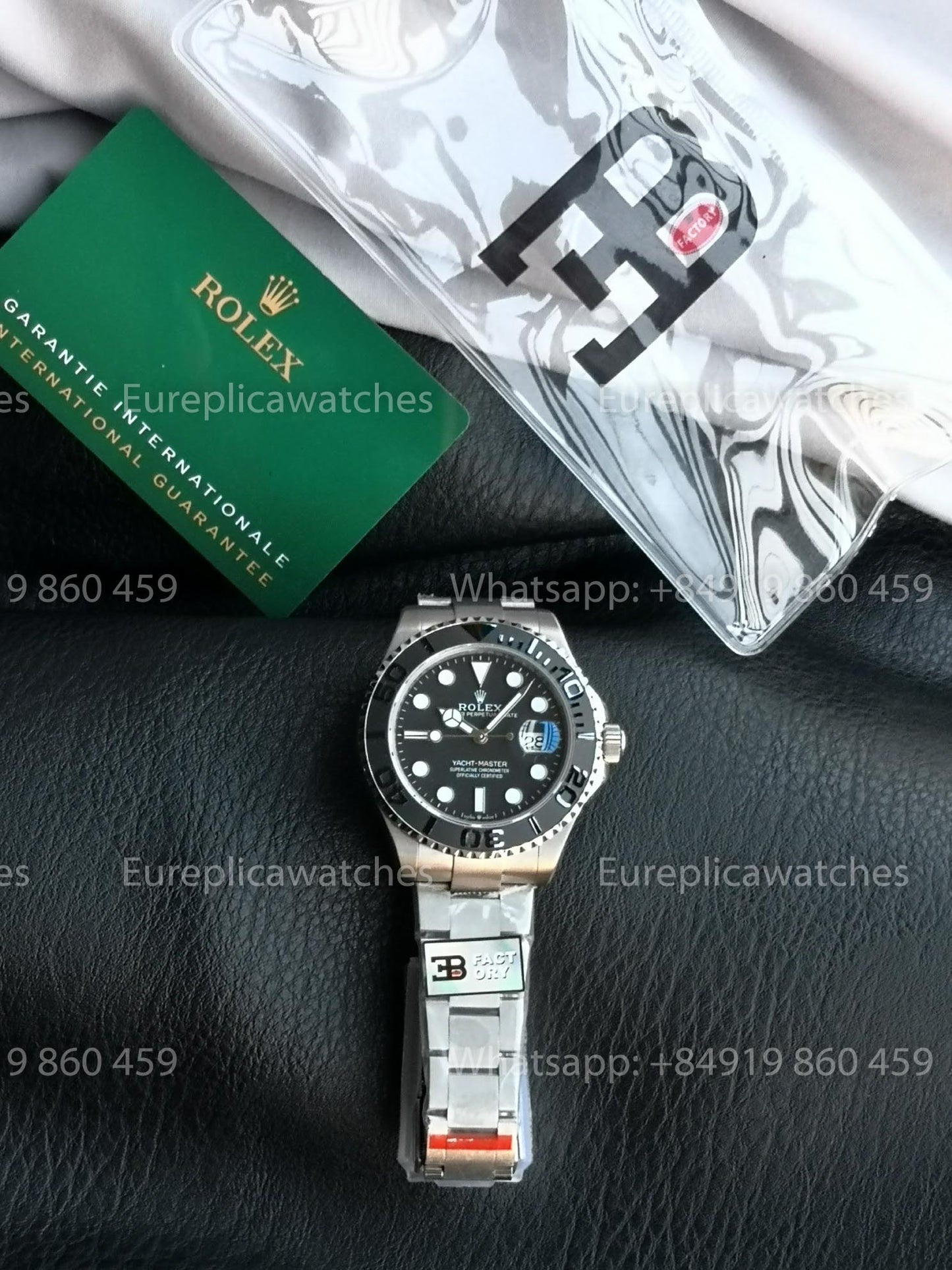 B Factory - Rolex Yacht Master M226627-0001 Titane 42MM 1:1 Meilleure Version B Factory