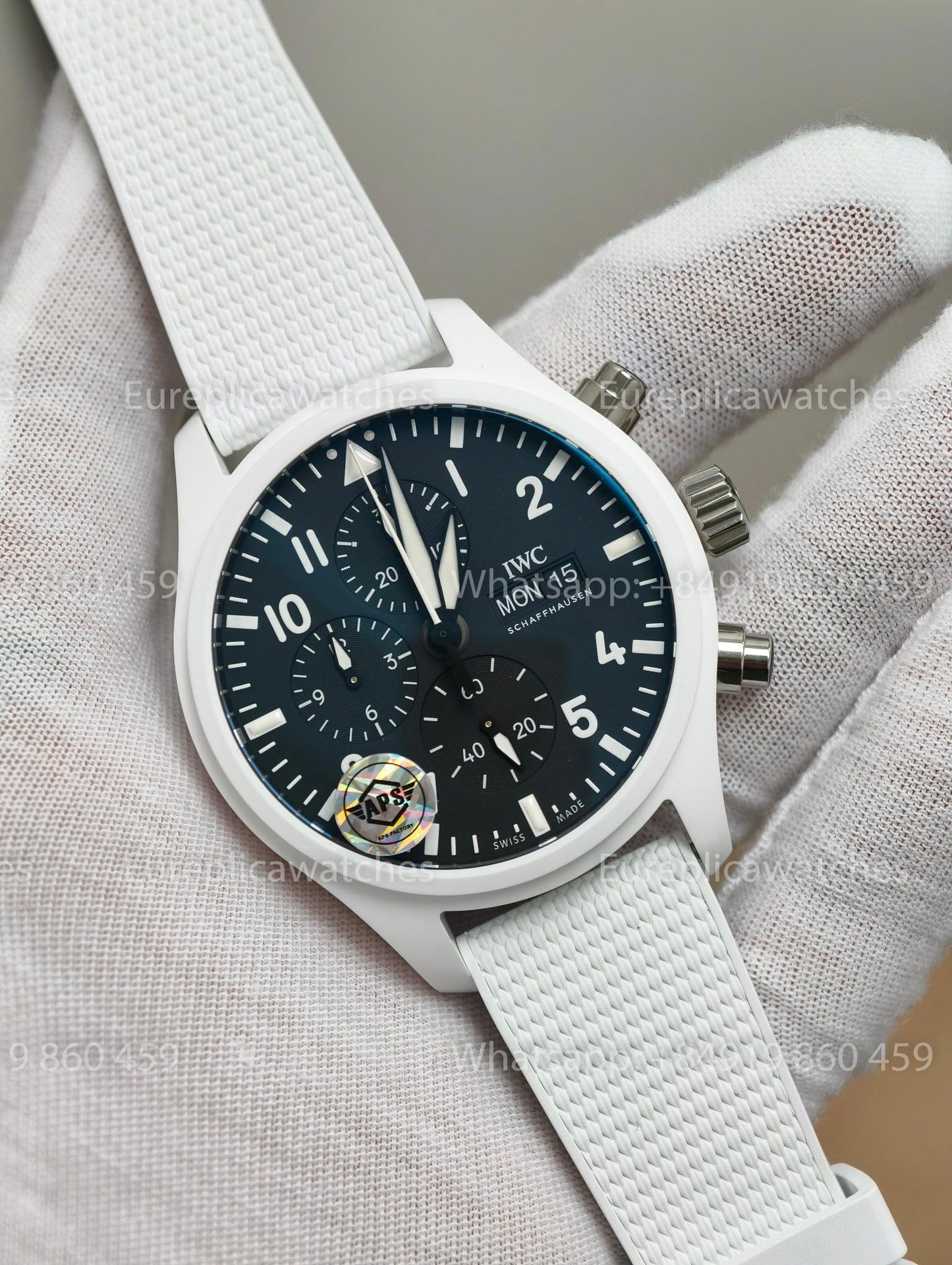 APS - IWC Pilot Chrono Top Gun Lake Tahoe IW389105 APS Factory 1:1 Best Version