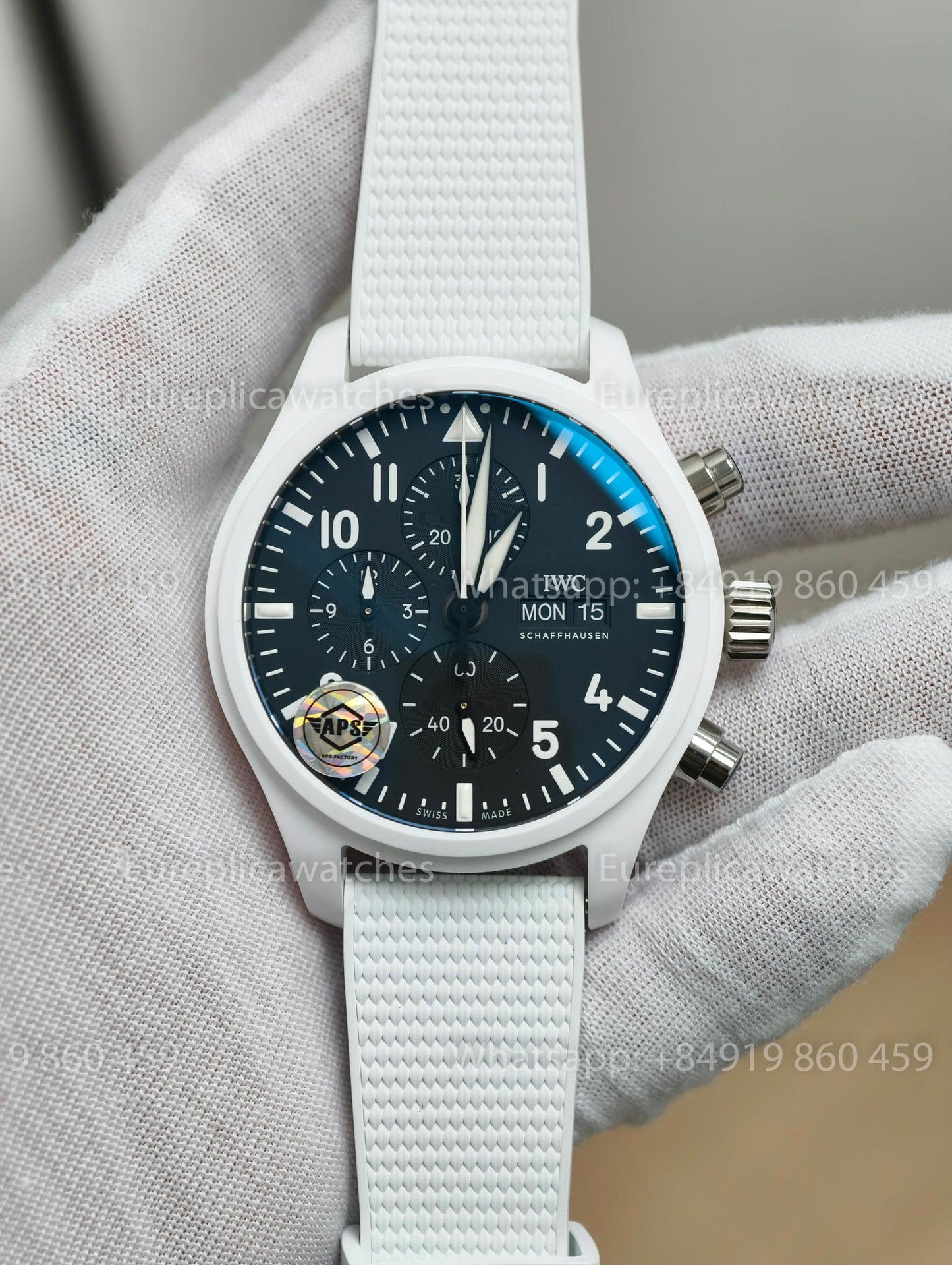 APS - IWC Pilot Chrono Top Gun Lake Tahoe IW389105 APS Factory 1:1 Best Version