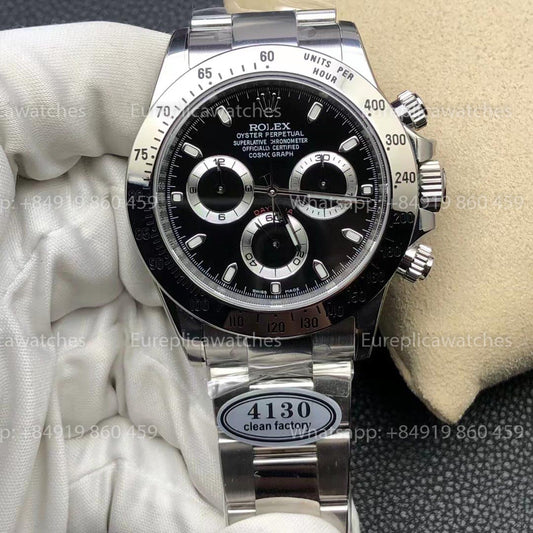 VF - Rolex Cosmograph Daytona 116520LN Black Dial 1:1 Best Version Victory Factory
