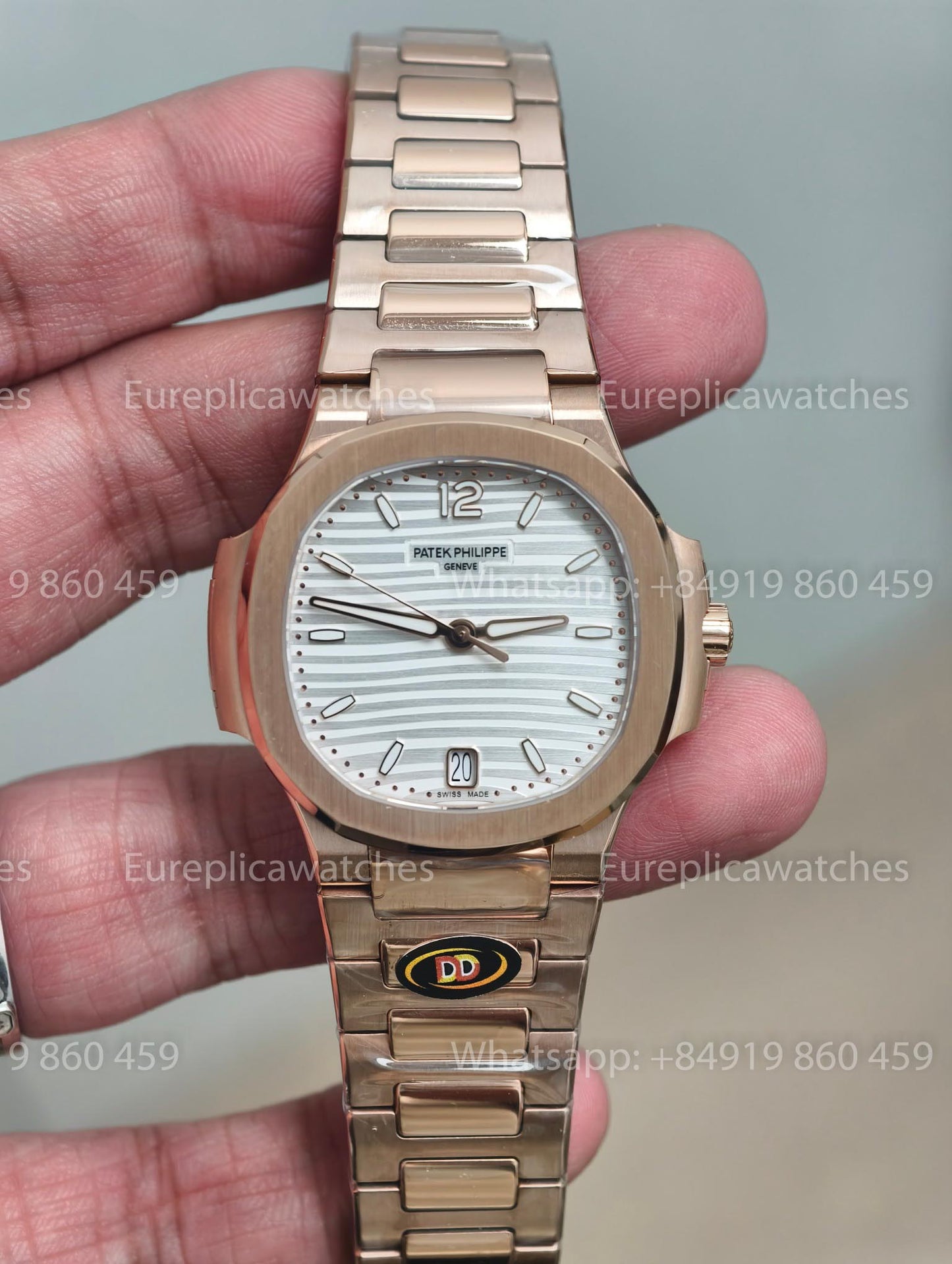 DDF Patek Philippe Nautilus Damenuhr 7118/1R-001 Roségold 1:1 Beste Version DDF-Manufaktur