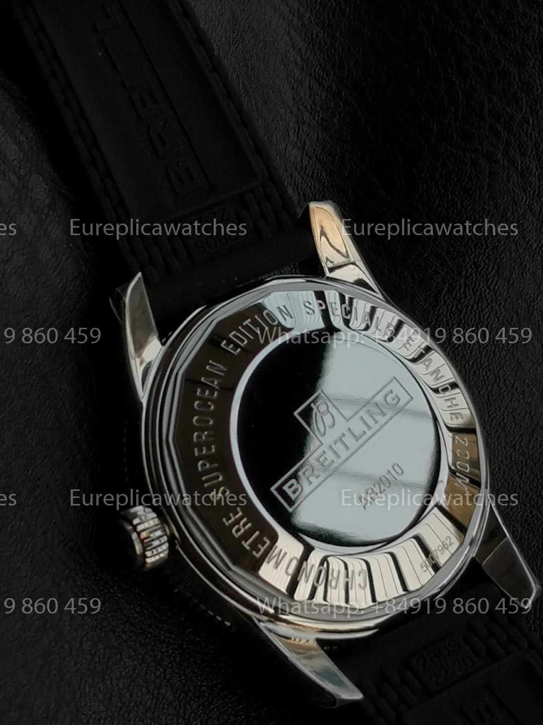 GF Factory Breitling SuperOcean Heritage II 42mm AB2010 42mm 1:1 Best Version Green Dial Rubber Strap