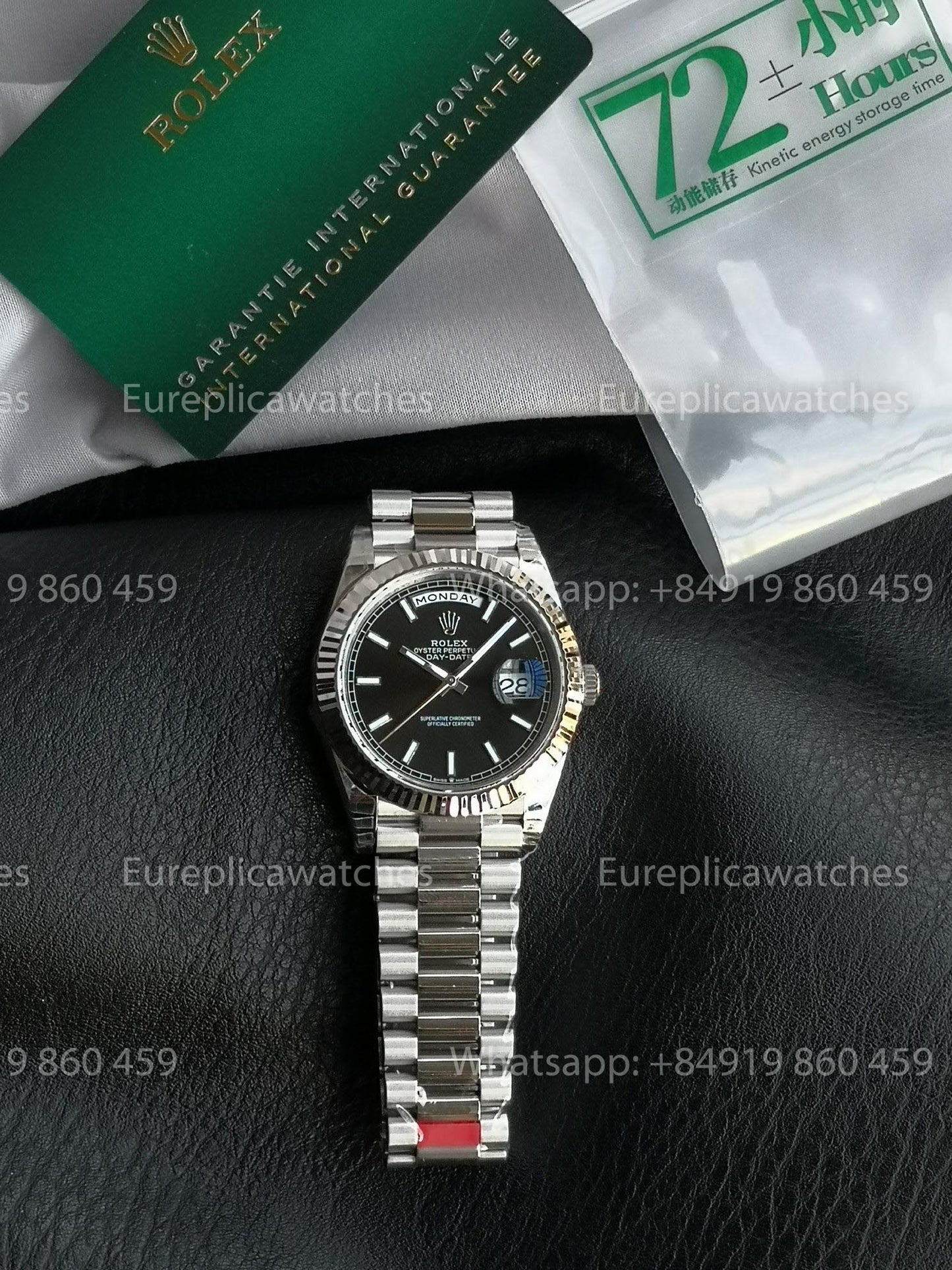 VSF - Rolex Day Date 40 M228239-0005 Black Dial 1:1 Best Version VS Factory 3255 Dandong movement
