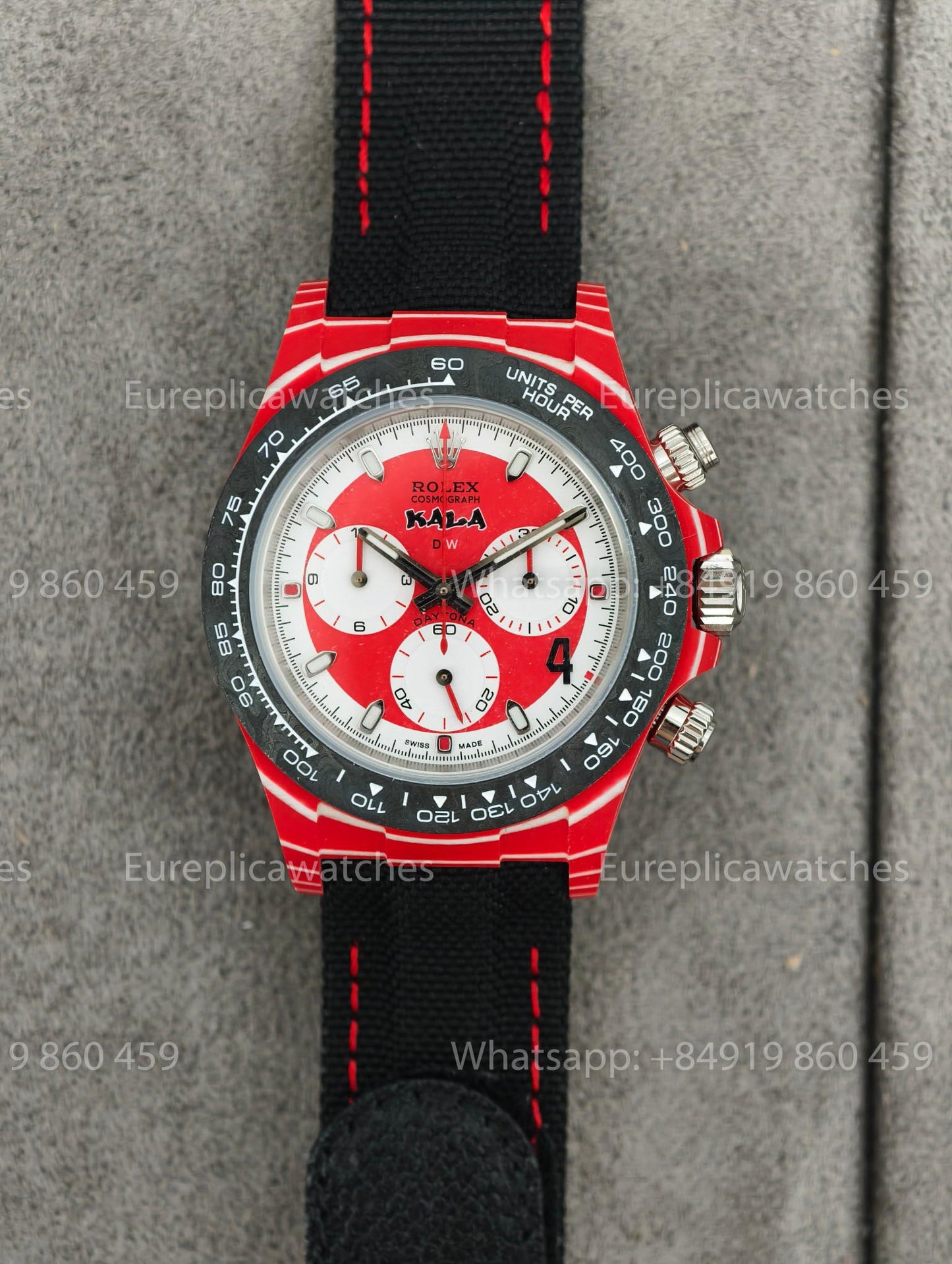 Rolex Daytona Diw KAKHA KALADZE Rouge Carbone Diw Factory 1:1 Super Clone