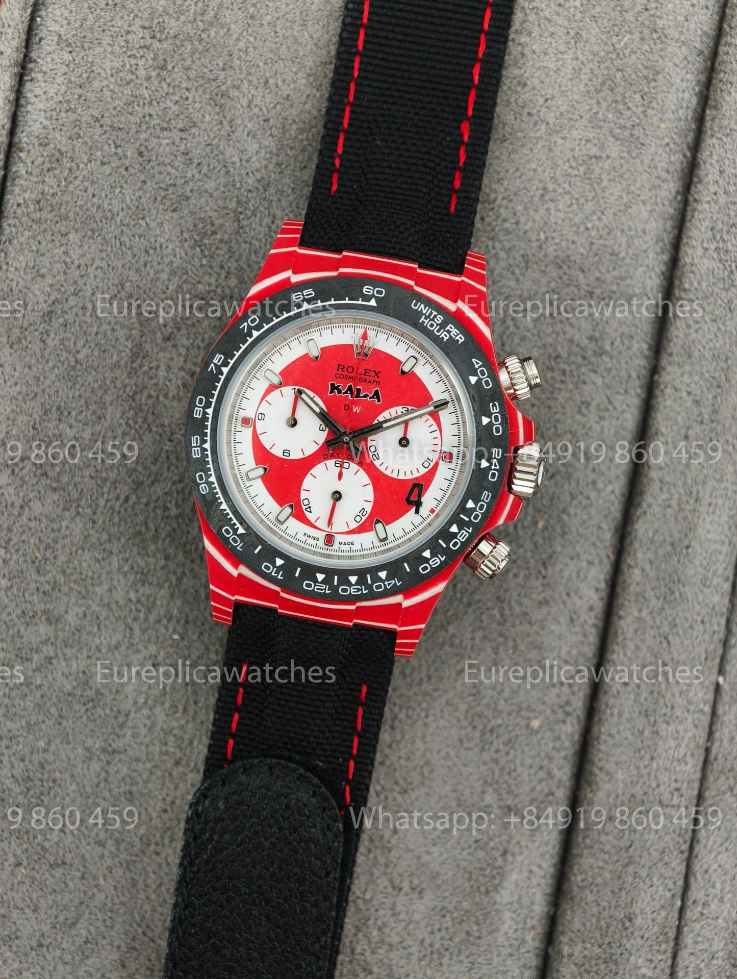 Rolex Daytona Diw KAKHA KALADZE Rouge Carbone Diw Factory 1:1 Super Clone