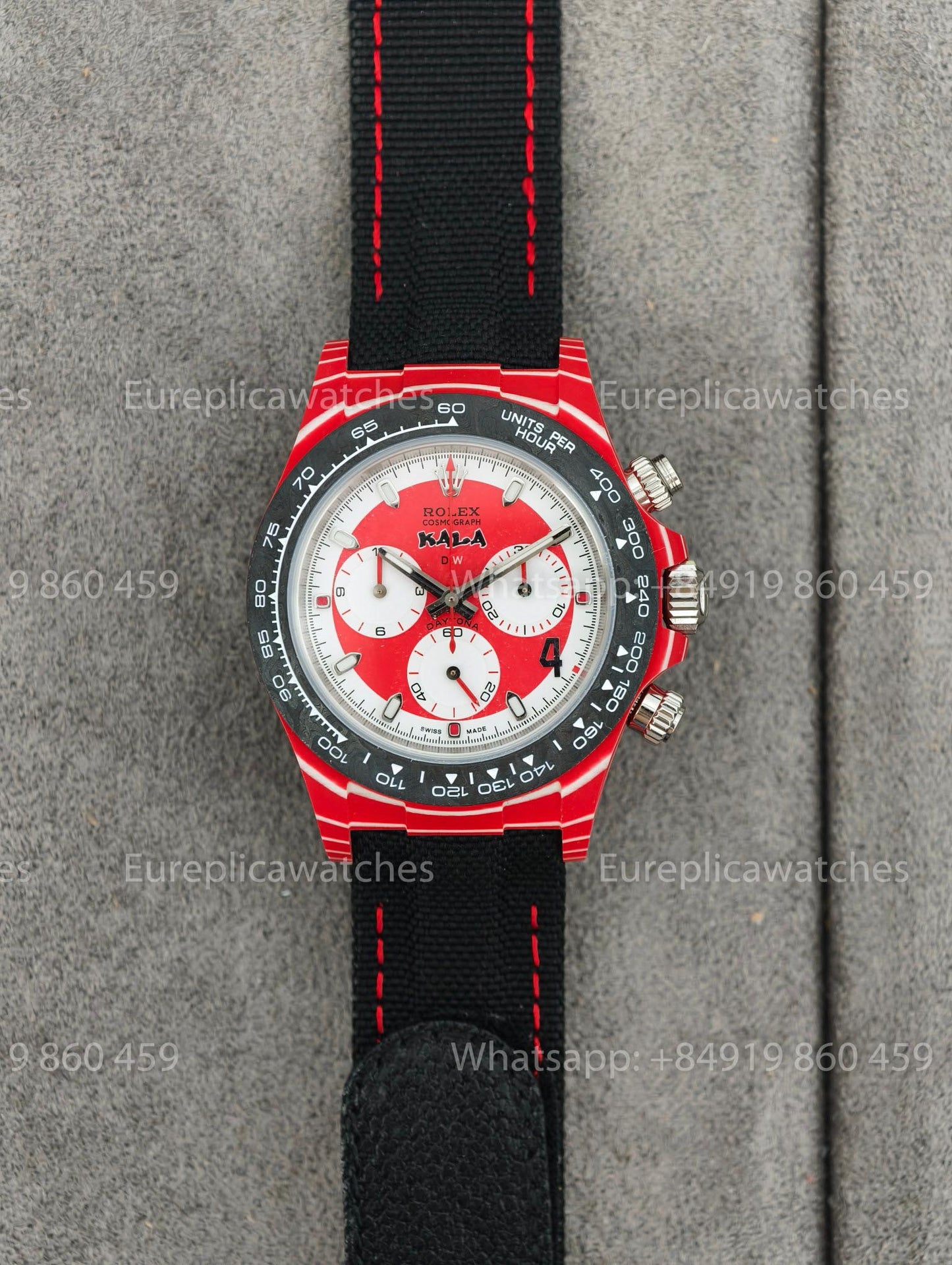 Rolex Daytona Diw KAKHA KALADZE Rouge Carbone Diw Factory 1:1 Super Clone