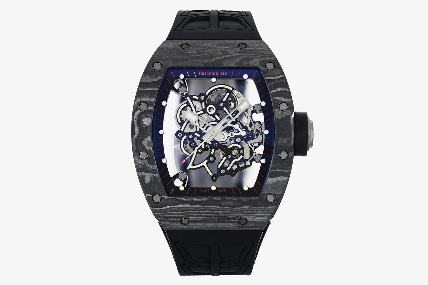 ZF Factory - RICHARD MILLE  RM055  NTPT V3 Carbon Fiber Case Black