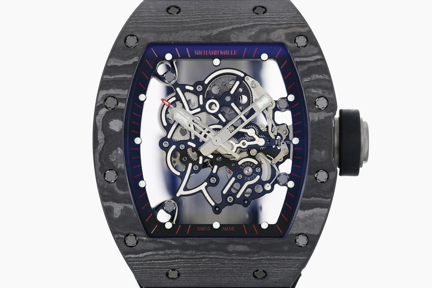ZF Factory - RICHARD MILLE  RM055  NTPT V3 Carbon Fiber Case Black