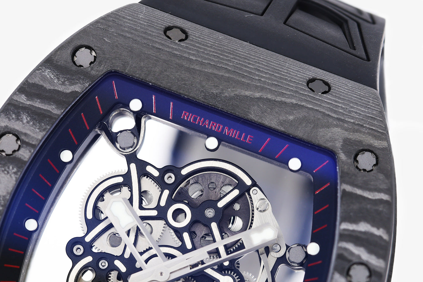 ZF Factory - RICHARD MILLE  RM055  NTPT V3 Carbon Fiber Case Black