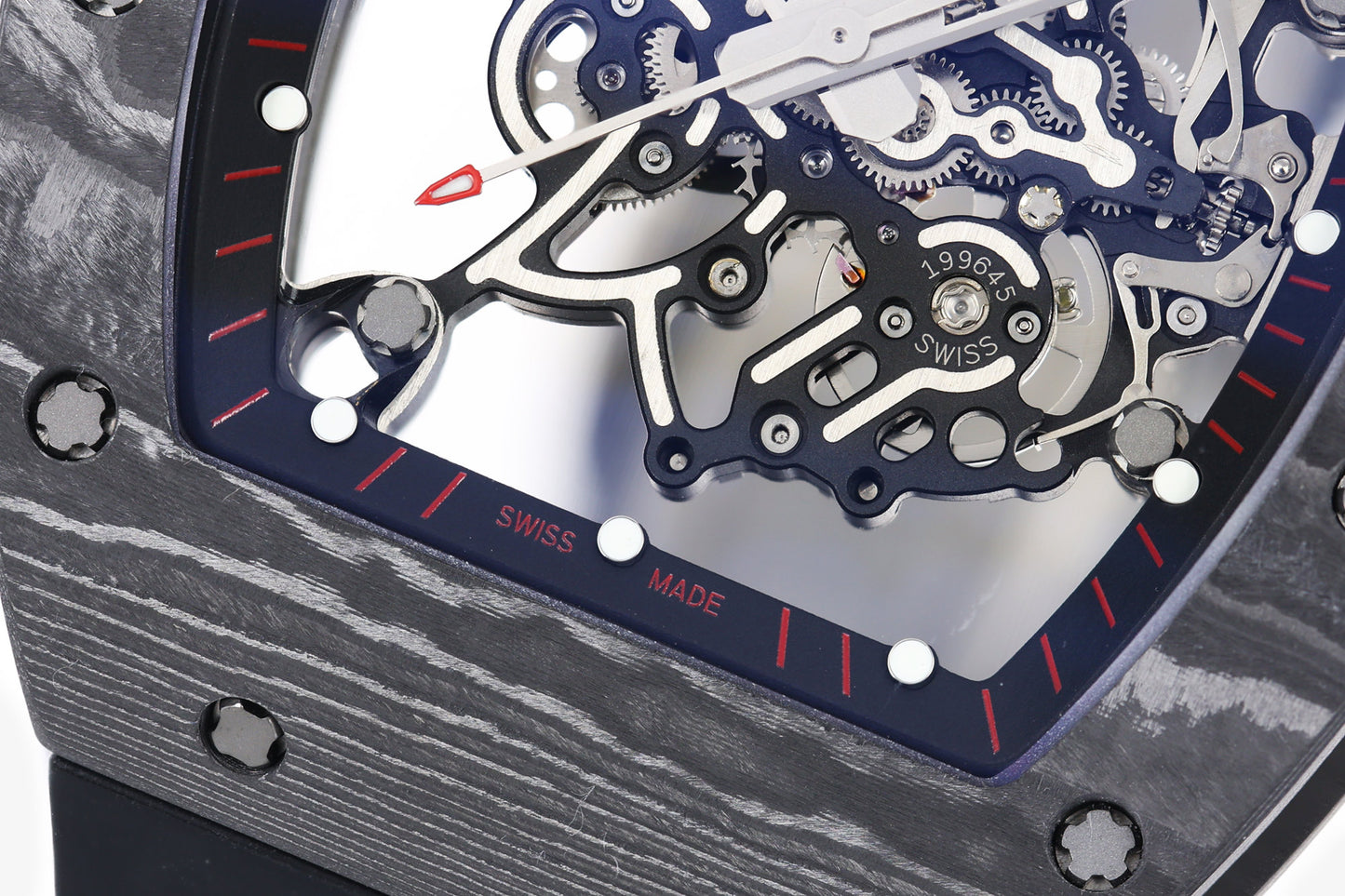 ZF Factory - RICHARD MILLE  RM055  NTPT V3 Carbon Fiber Case Black