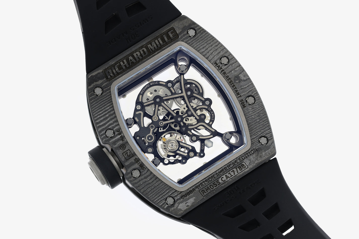 ZF Factory - RICHARD MILLE  RM055  NTPT V3 Carbon Fiber Case White Dial
