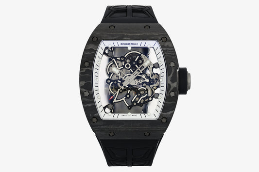 ZF Factory - RICHARD MILLE  RM055  NTPT V3 Carbon Fiber Case White Dial
