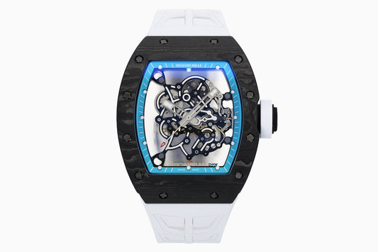 ZF Factory - RICHARD MILLE  RM055  NTPT V3 Carbon Fiber Case turquoise Dial