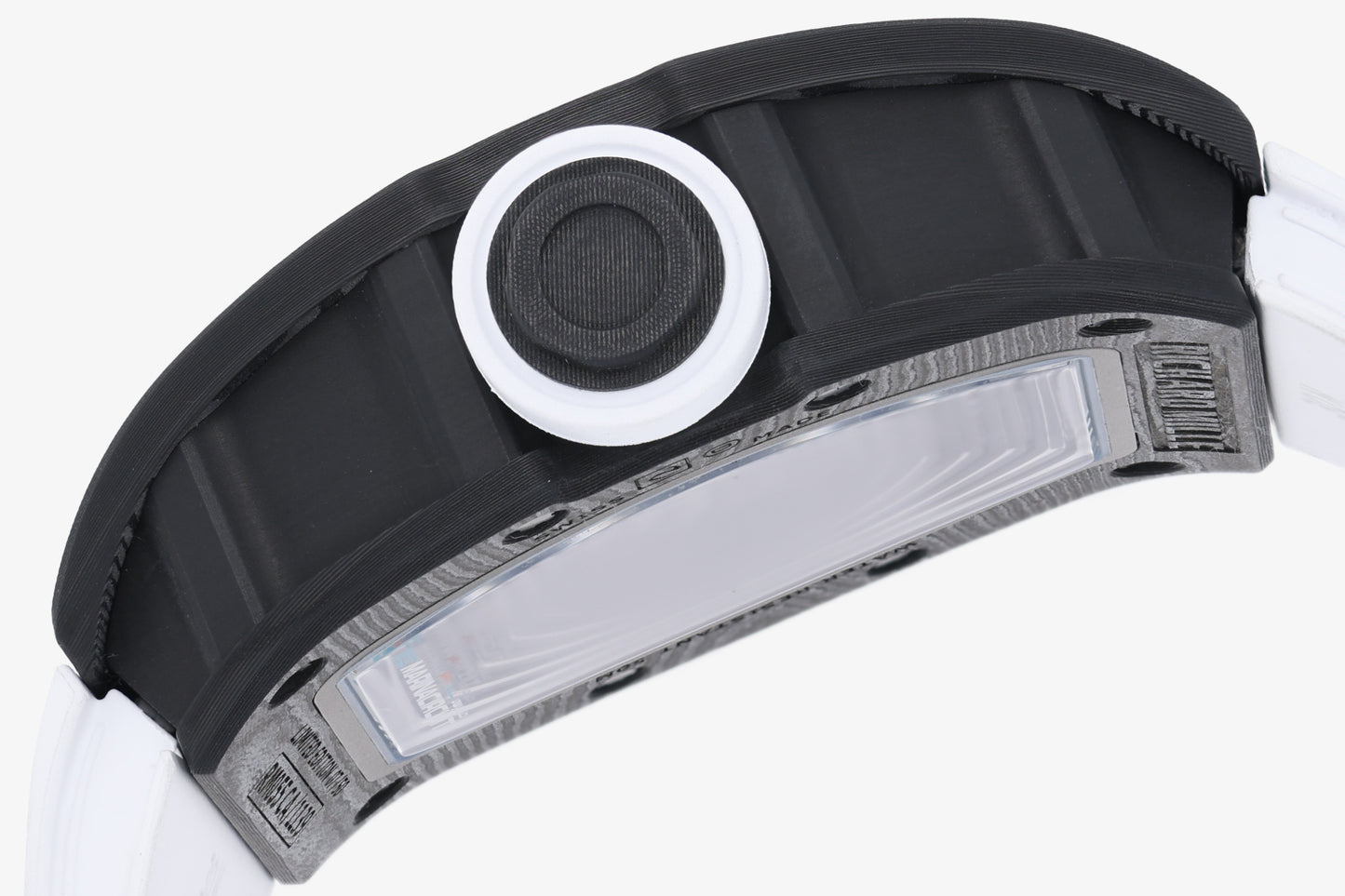 ZF Factory - RICHARD MILLE  RM055  NTPT V3 Carbon Fiber Case Black Rubber