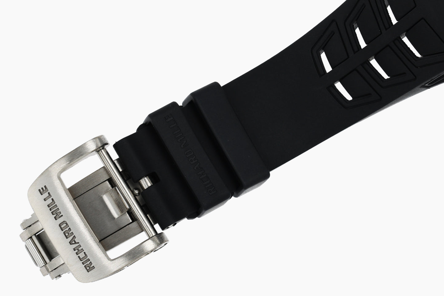 ZF Factory - RICHARD MILLE  RM055  NTPT V3 Carbon Fiber Case Black Strap