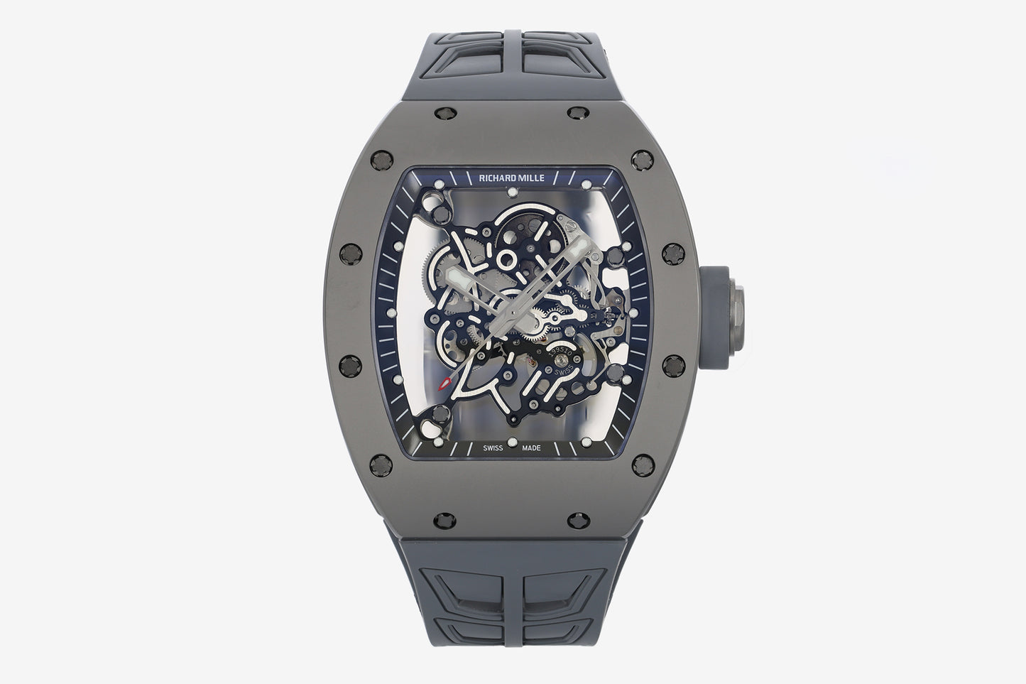ZF Factory - RICHARD MILLE  RM055  NTPT V3 Carbon Fiber Case Grey
